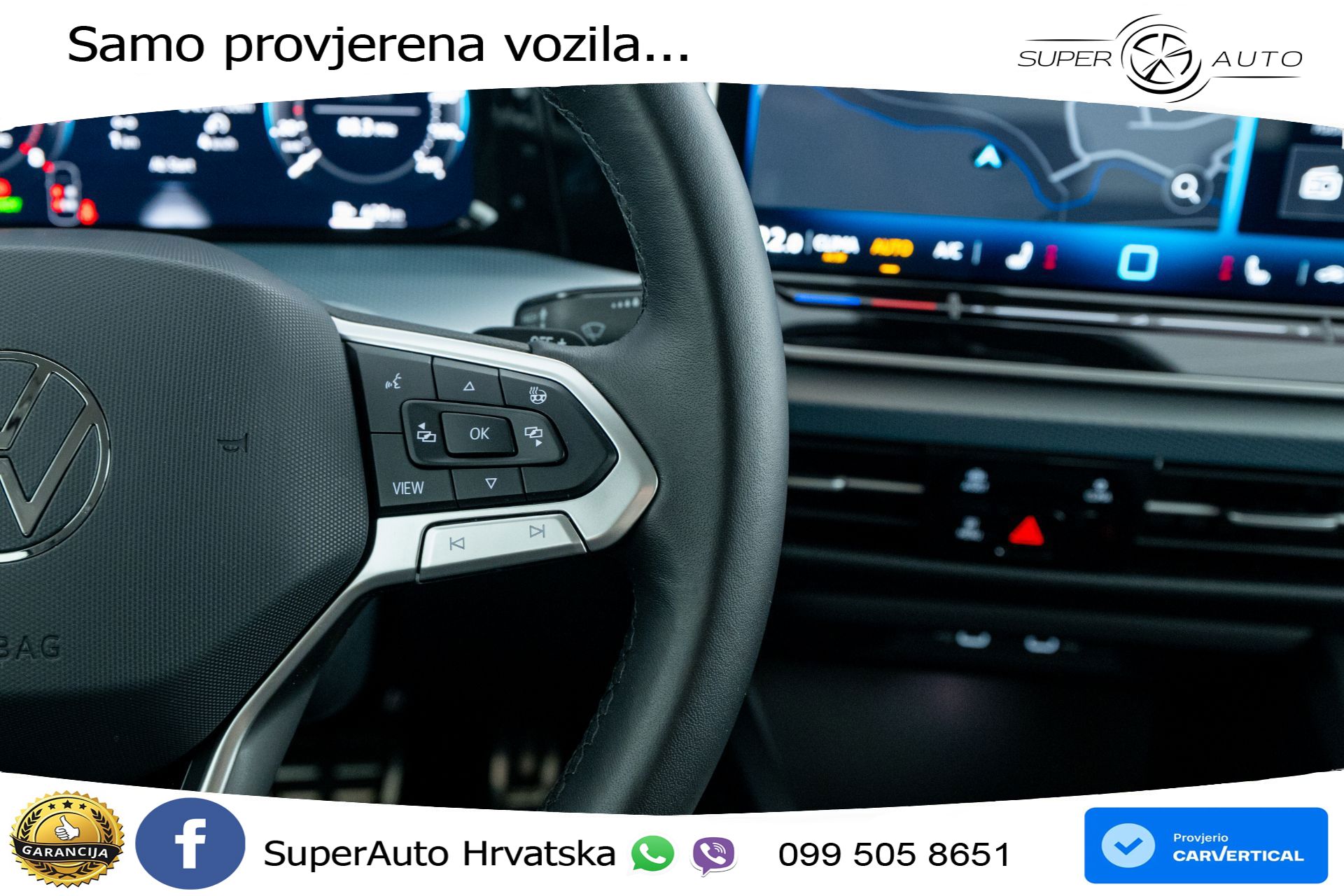 VW Golf 8 1.5 eTSI DSG Life 150 KS, LED+ACC+GR SJED+KAM+VIRT+PDC