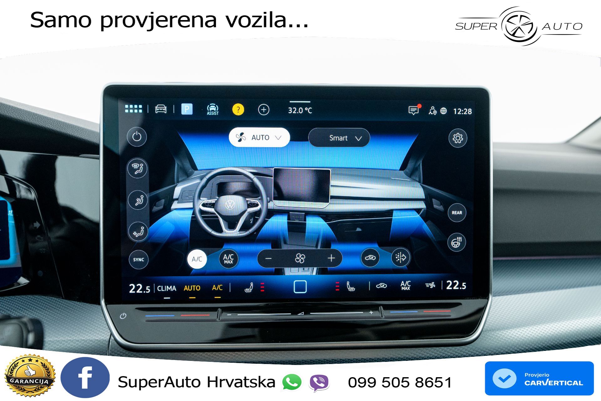 VW Golf 8 1.5 eTSI DSG Life 116 KS, LED+ACC+GR SJED+360+VIRT+PDC