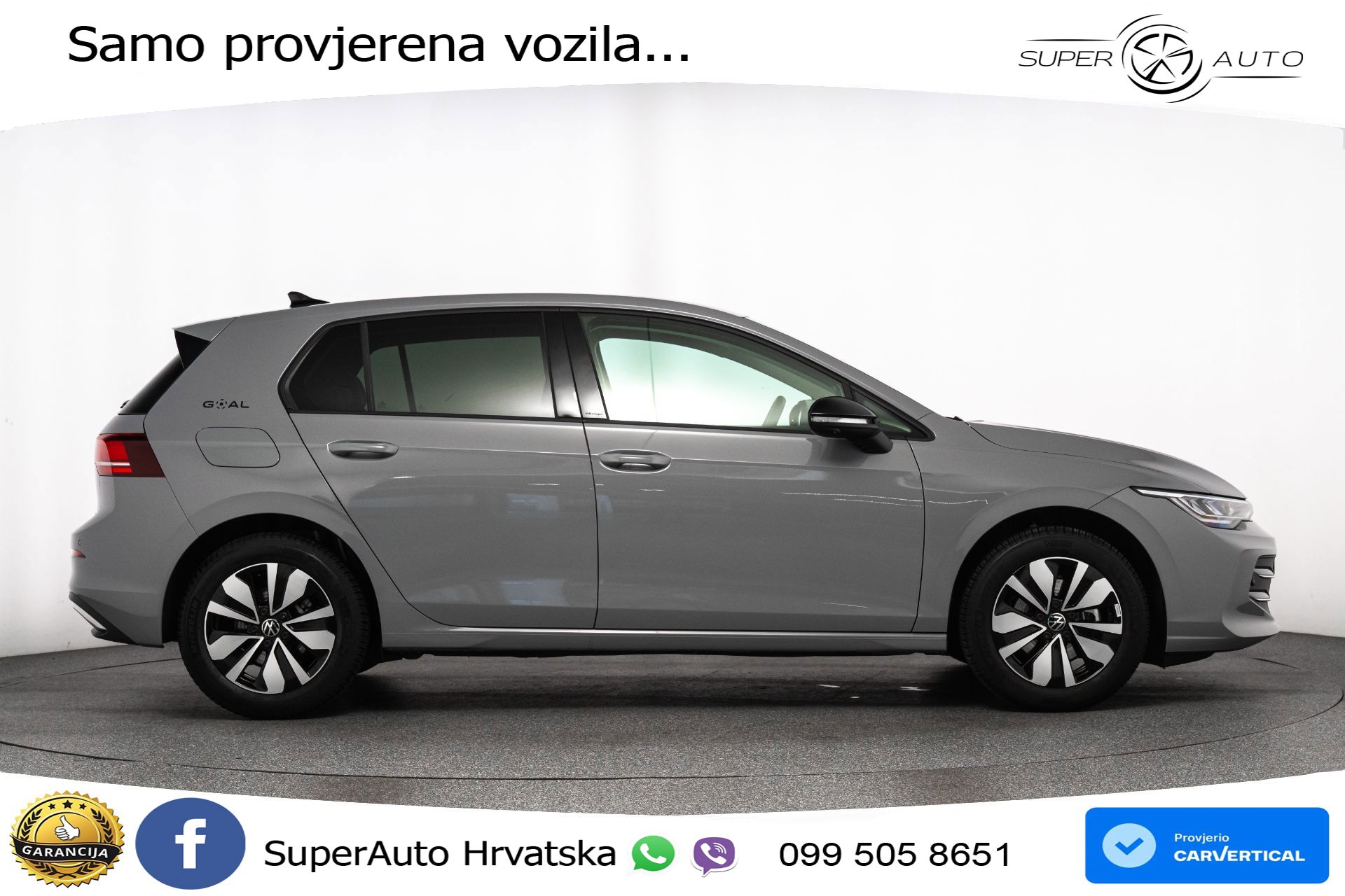 VW Golf 8 1.5 eTSI DSG Life 116 KS, LED+ACC+GR SJED+360+VIRT+PDC