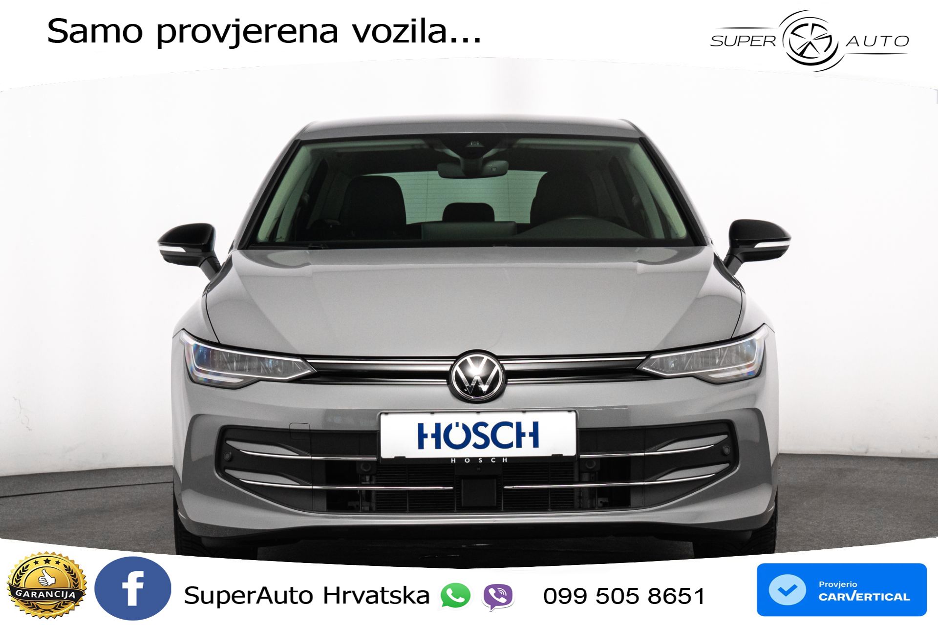 VW Golf 8 1.5 eTSI DSG Life 116 KS, LED+ACC+GR SJED+360+VIRT+PDC