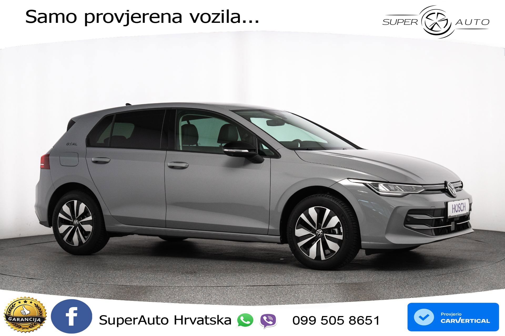 VW Golf 8 1.5 eTSI DSG Life 116 KS, LED+ACC+GR SJED+360+VIRT+PDC
