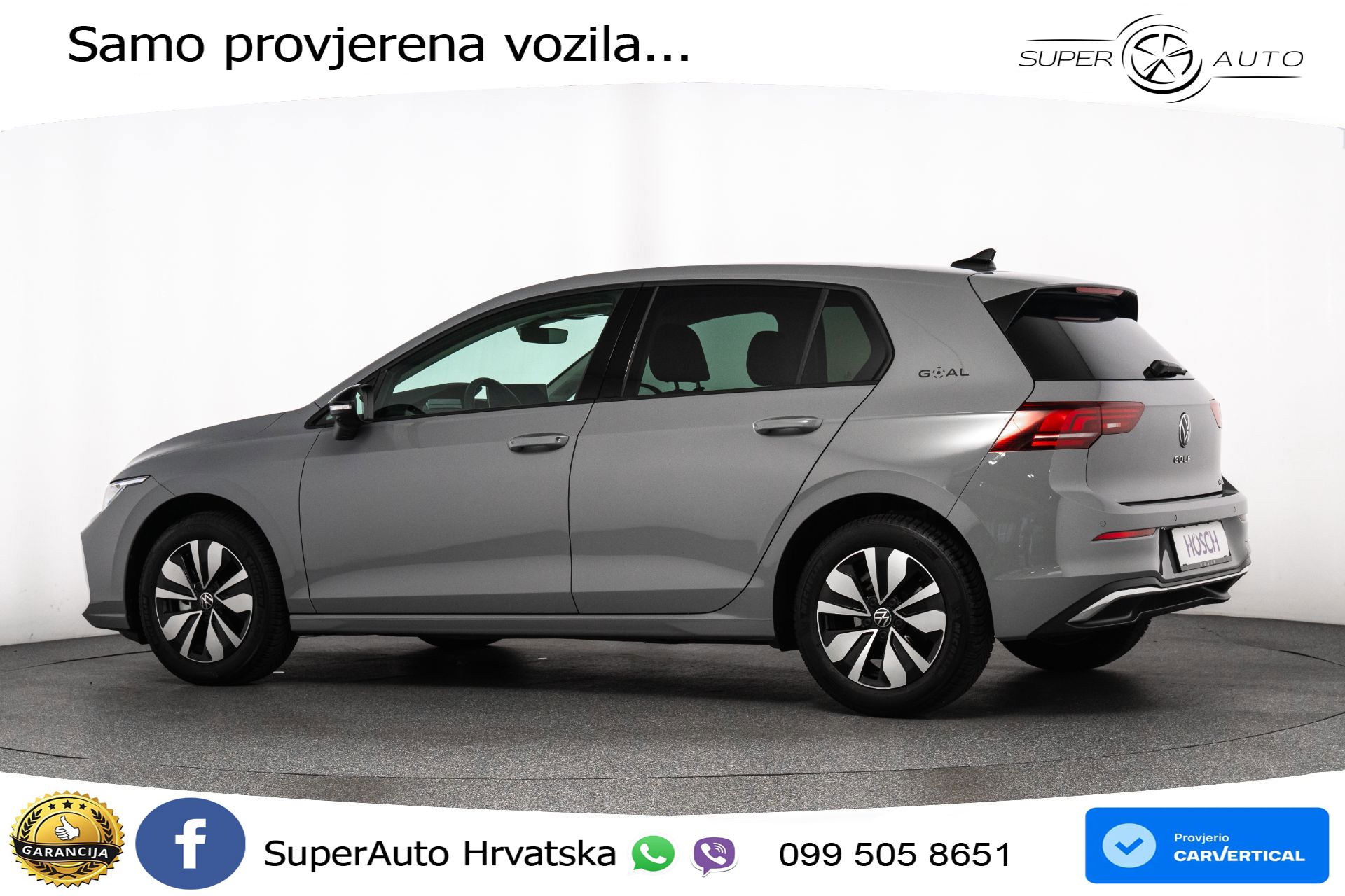 VW Golf 8 1.5 eTSI DSG Life 116 KS, LED+ACC+GR SJED+360+VIRT+PDC