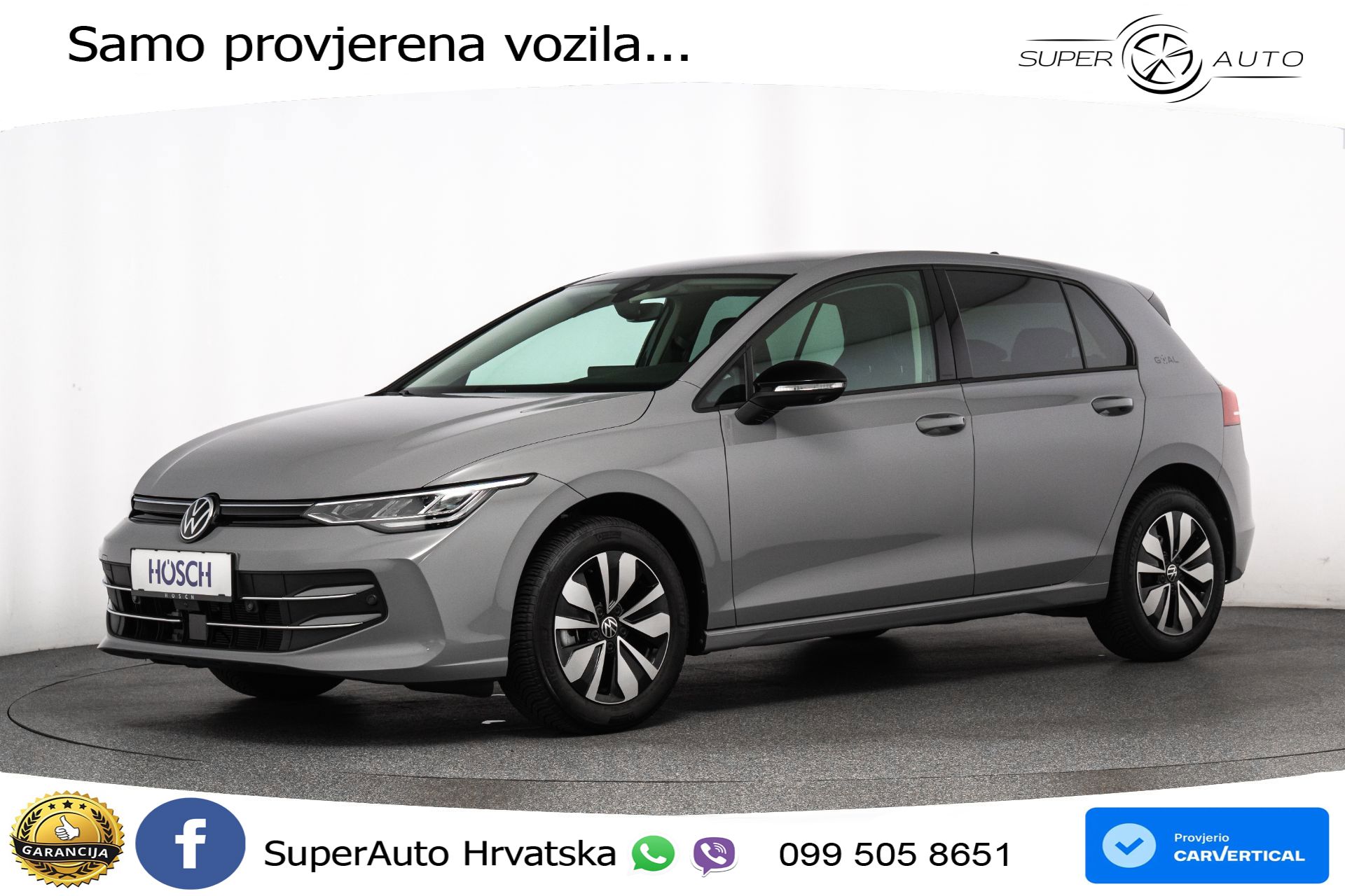 VW Golf 8 1.5 eTSI DSG Life 116 KS, LED+ACC+GR SJED+360+VIRT+PDC