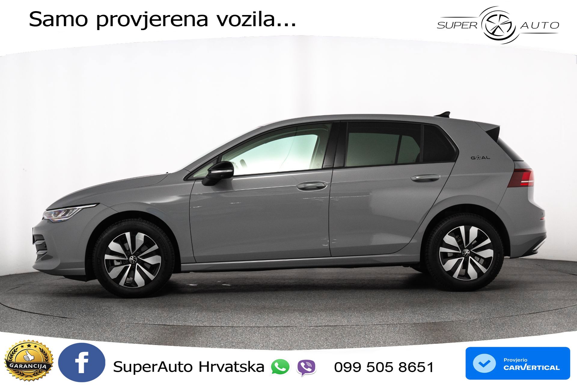 VW Golf 8 1.5 eTSI DSG Life 116 KS, LED+ACC+GR SJED+360+VIRT+PDC
