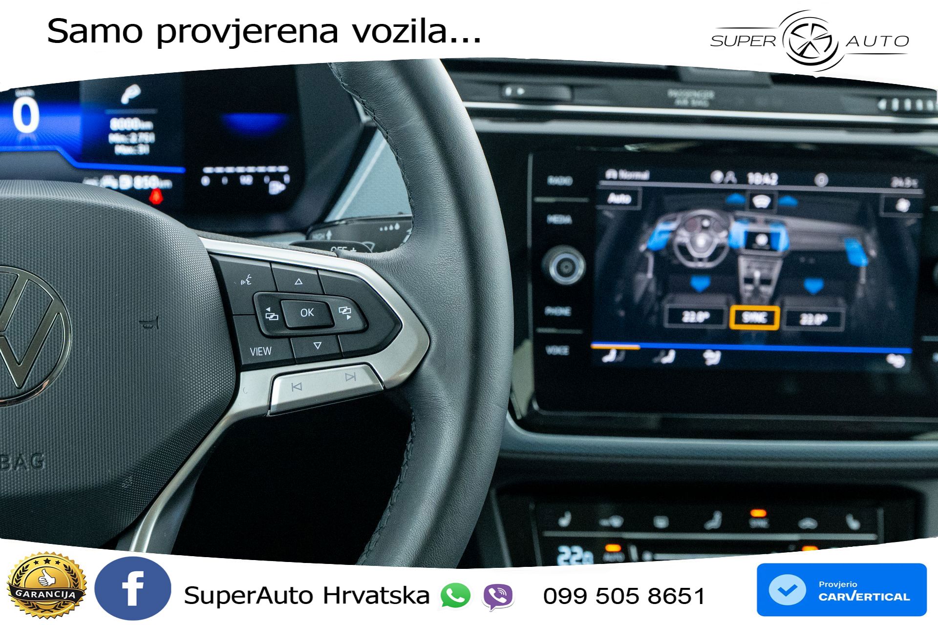 VW Touran 2.0 TDI DSG Comfortline 150 KS, 7-SJED+ACC+GR SJED+PDC+VIRT