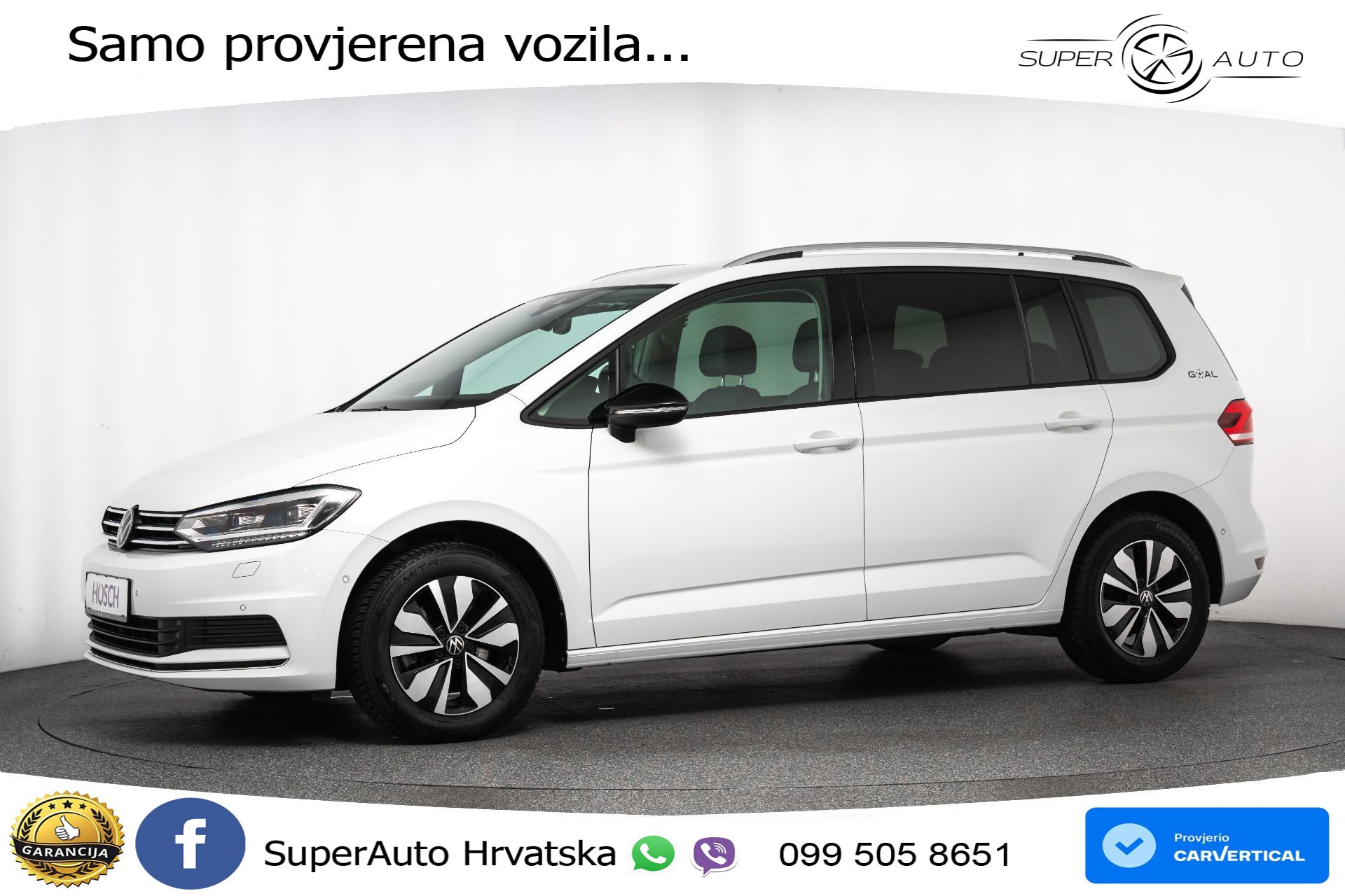 VW Touran 2.0 TDI DSG Comfortline 150 KS, 7-SJED+ACC+GR SJED+PDC+VIRT