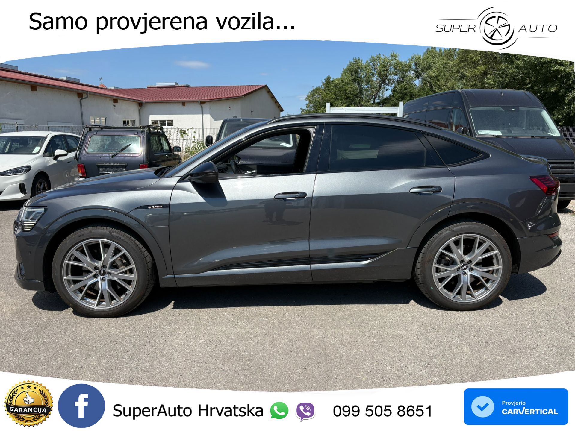 Audi e-tron SB 55 95 kWh S-line 408 KS, ZRAČNI+PANO+VIRT+GR SJED+360+HEAD