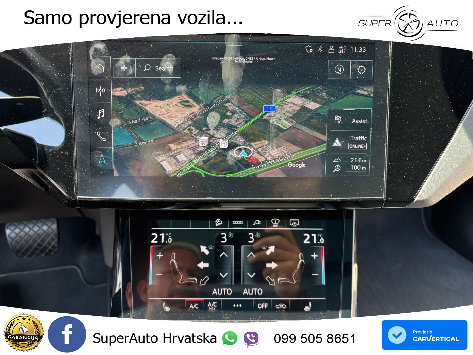Audi e-tron SB 55 95 kWh S-line 408 KS, ZRAČNI+PANO+VIRT+GR SJED+360+HEAD