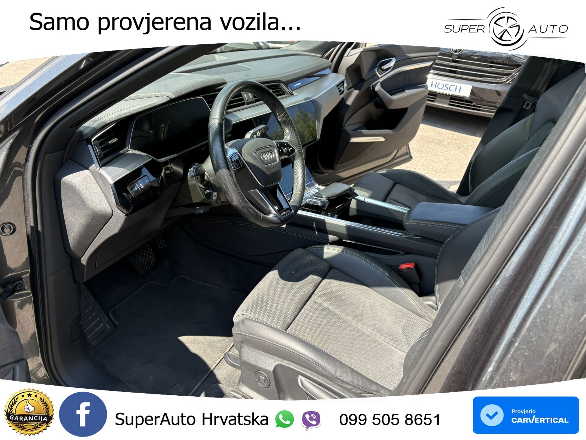 Audi e-tron SB 55 95 kWh S-line 408 KS, ZRAČNI+PANO+VIRT+GR SJED+360+HEAD
