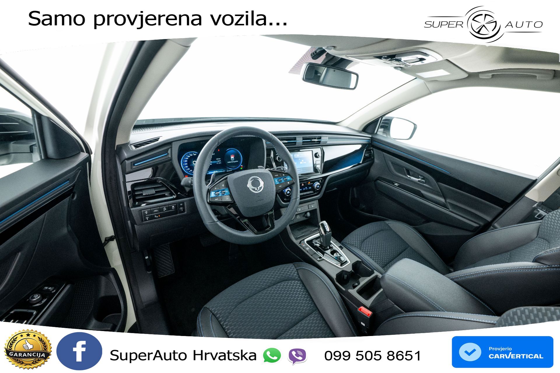 NOVO SsangYong Korando E-Motion 61.5 kWh Limited 207 KS, LED+ACC+GR SJED+KAM+PDC