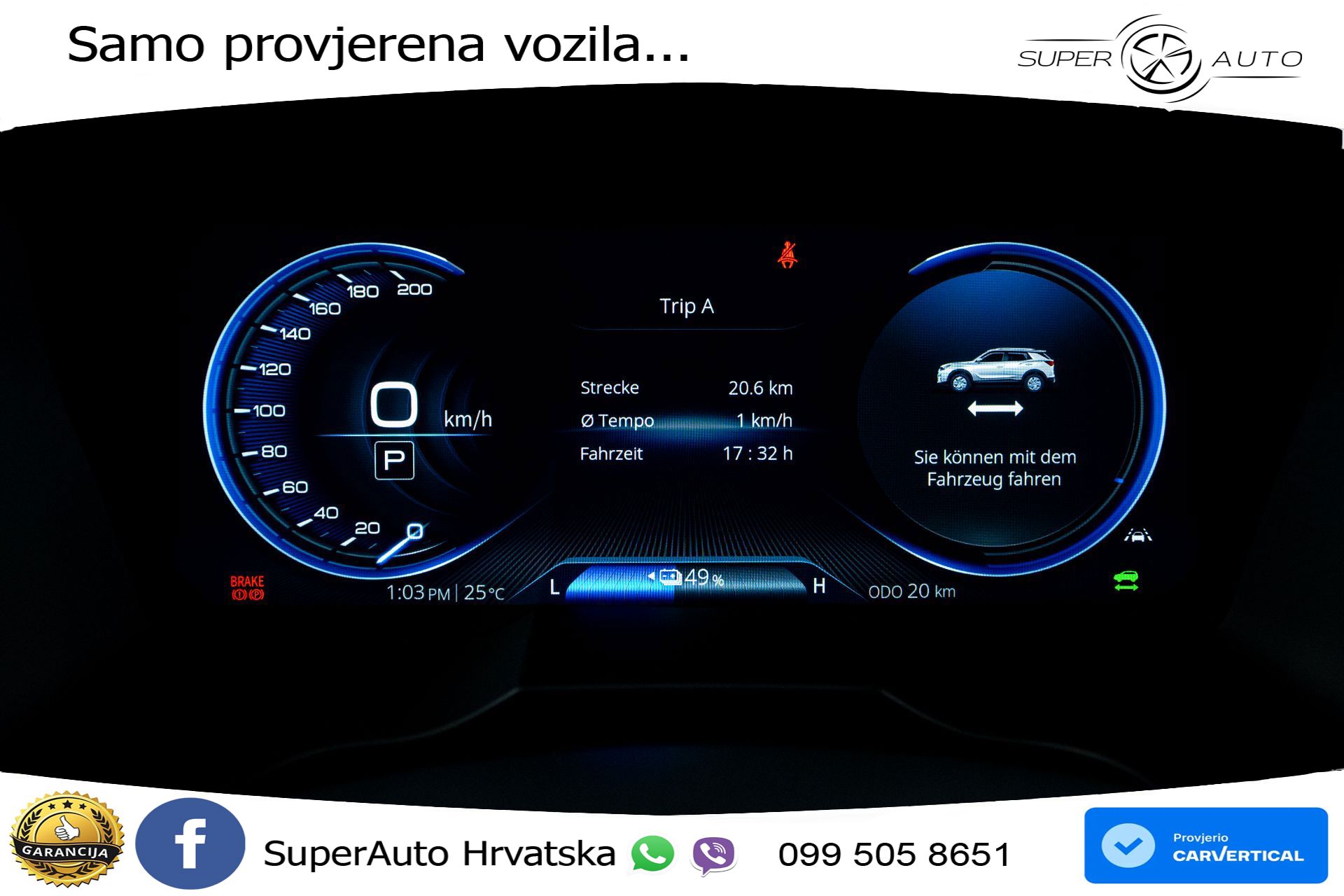 NOVO SsangYong Korando E-Motion 61.5 kWh Limited 207 KS, LED+ACC+GR SJED+KAM+PDC