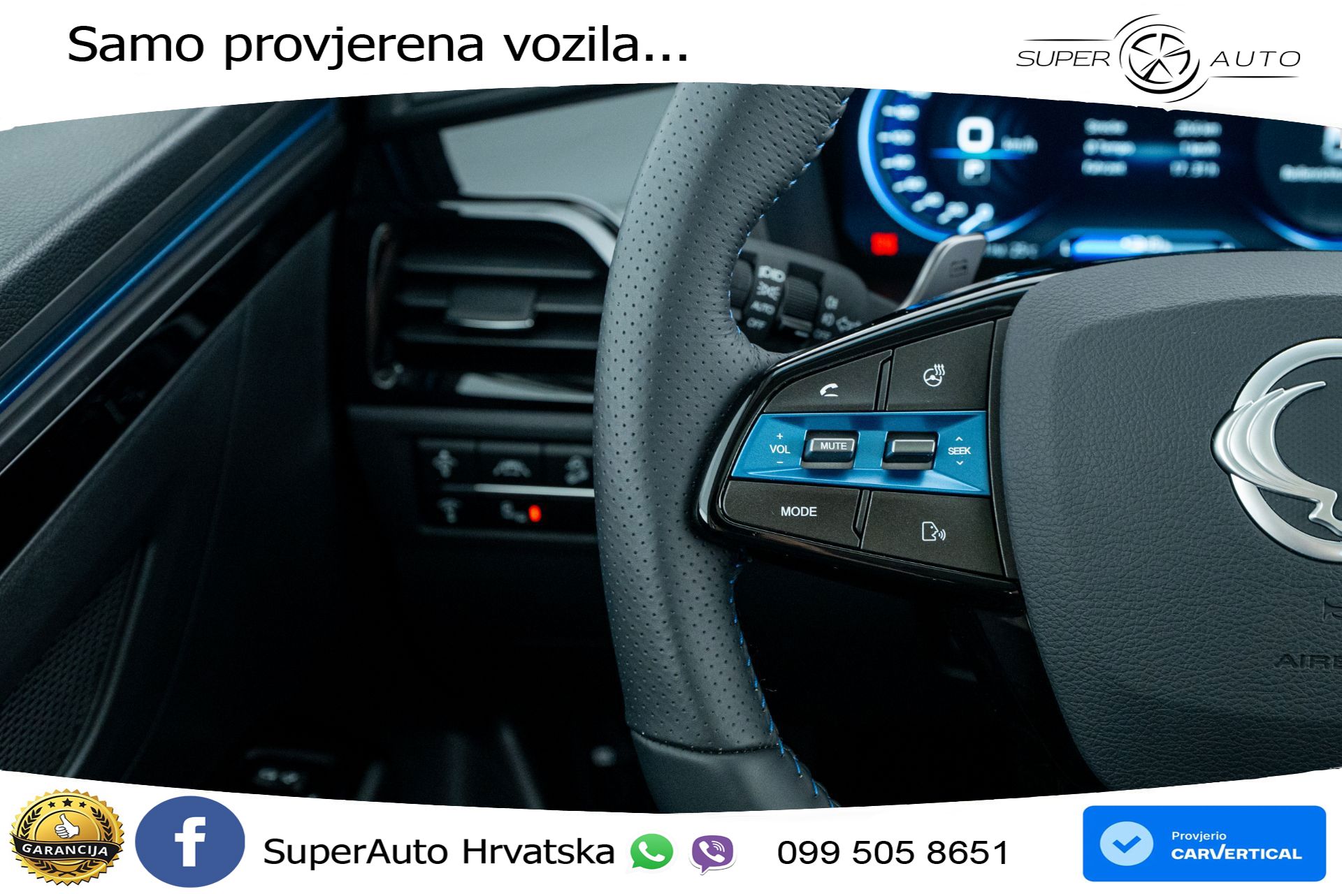 NOVO SsangYong Korando E-Motion 61.5 kWh Limited 207 KS, LED+ACC+GR SJED+KAM+PDC