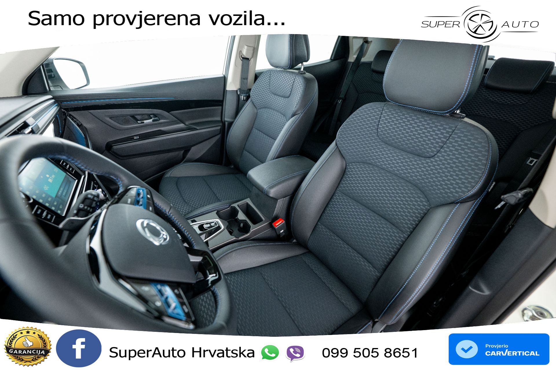 NOVO SsangYong Korando E-Motion 61.5 kWh Limited 207 KS, LED+ACC+GR SJED+KAM+PDC