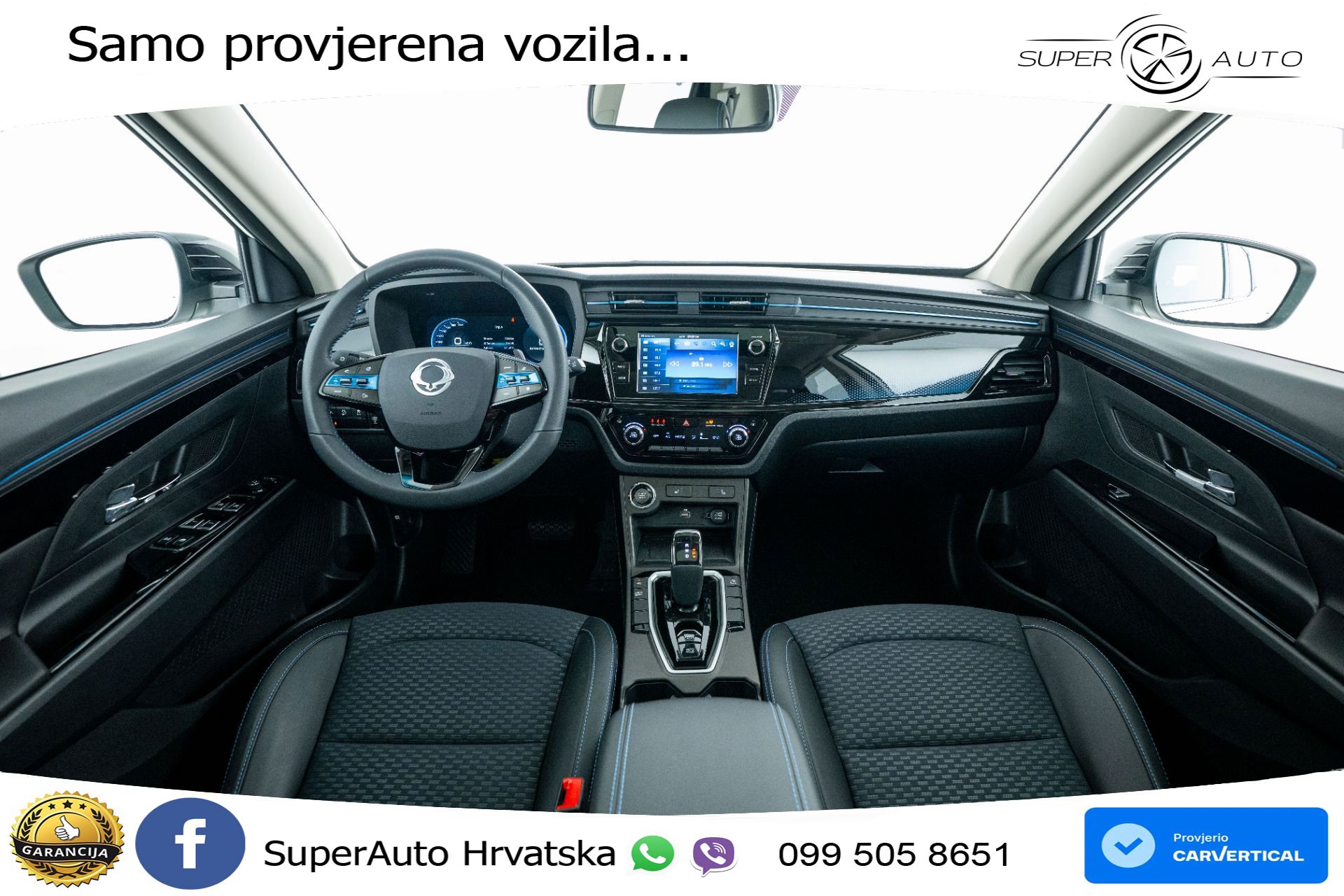 NOVO SsangYong Korando E-Motion 61.5 kWh Limited 207 KS, LED+ACC+GR SJED+KAM+PDC