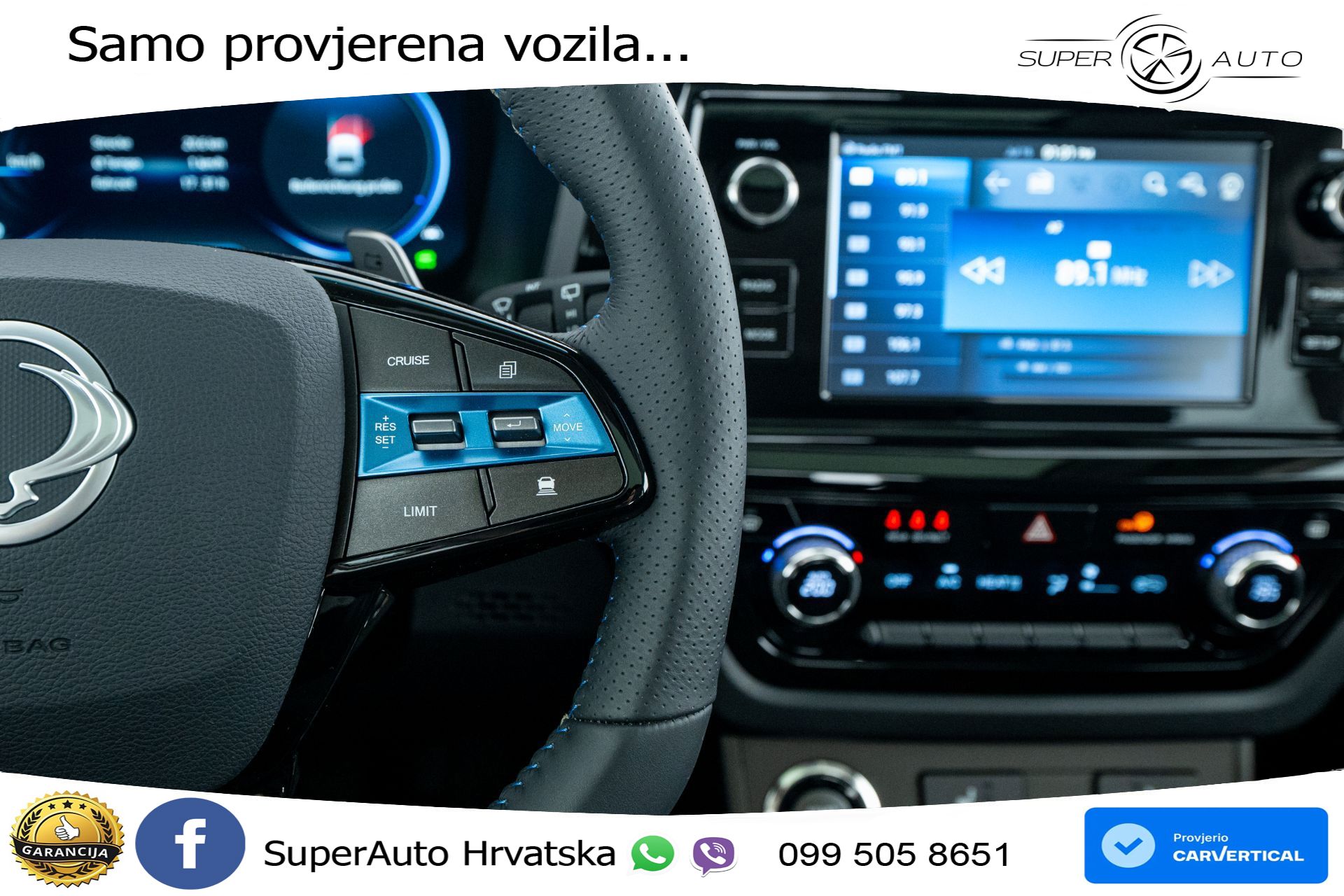 NOVO SsangYong Korando E-Motion 61.5 kWh Limited 207 KS, LED+ACC+GR SJED+KAM+PDC
