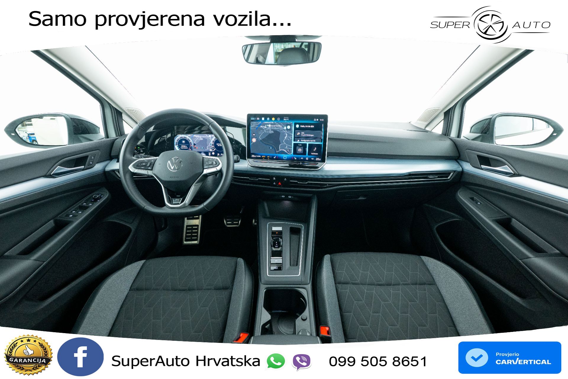 VW Golf 1.5 eTSI DSG Life 150 KS, MATRIX+ACC+GR SJED+KAM+PDC+VIRT