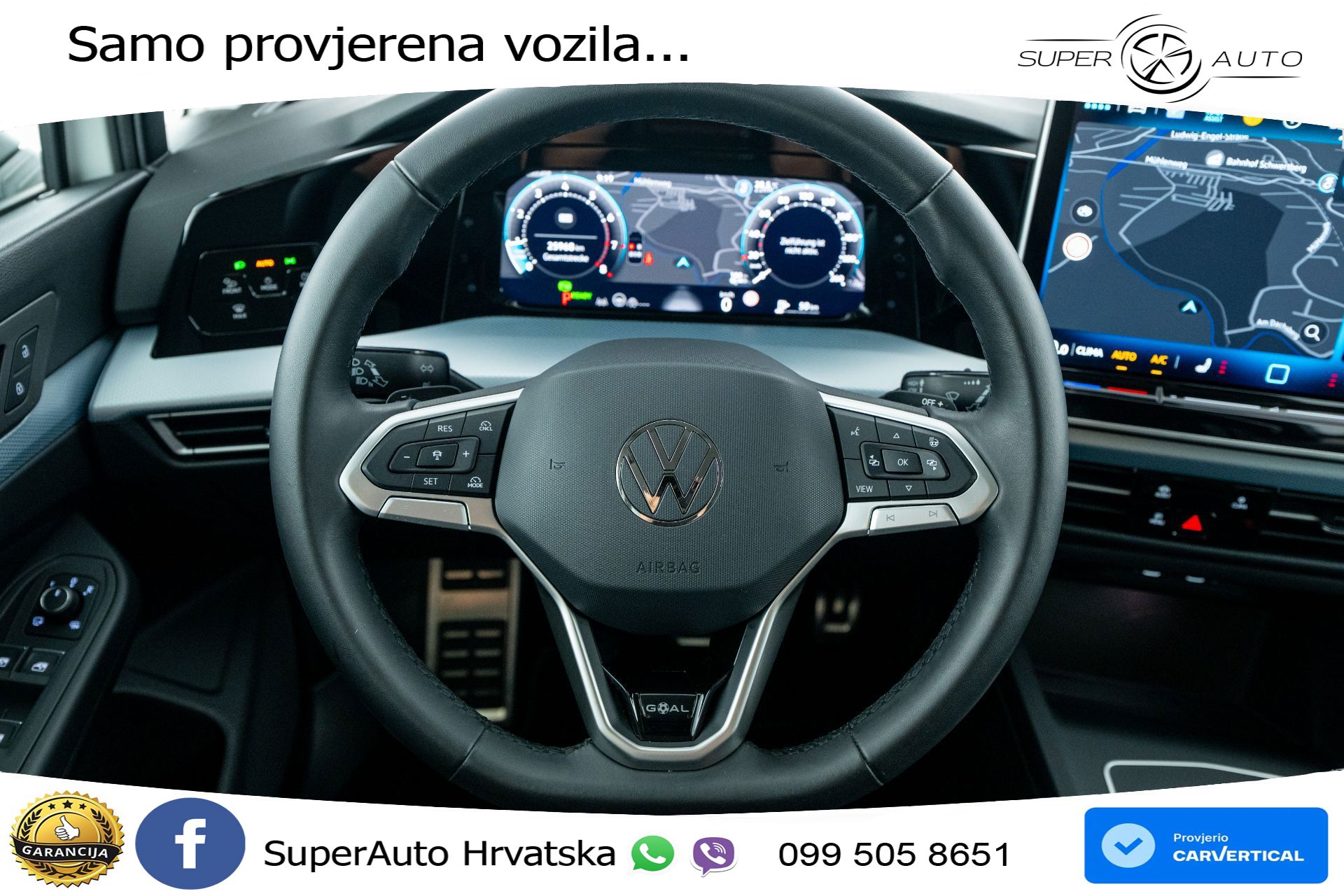 VW Golf 1.5 eTSI DSG Life 150 KS, MATRIX+ACC+GR SJED+KAM+PDC+VIRT