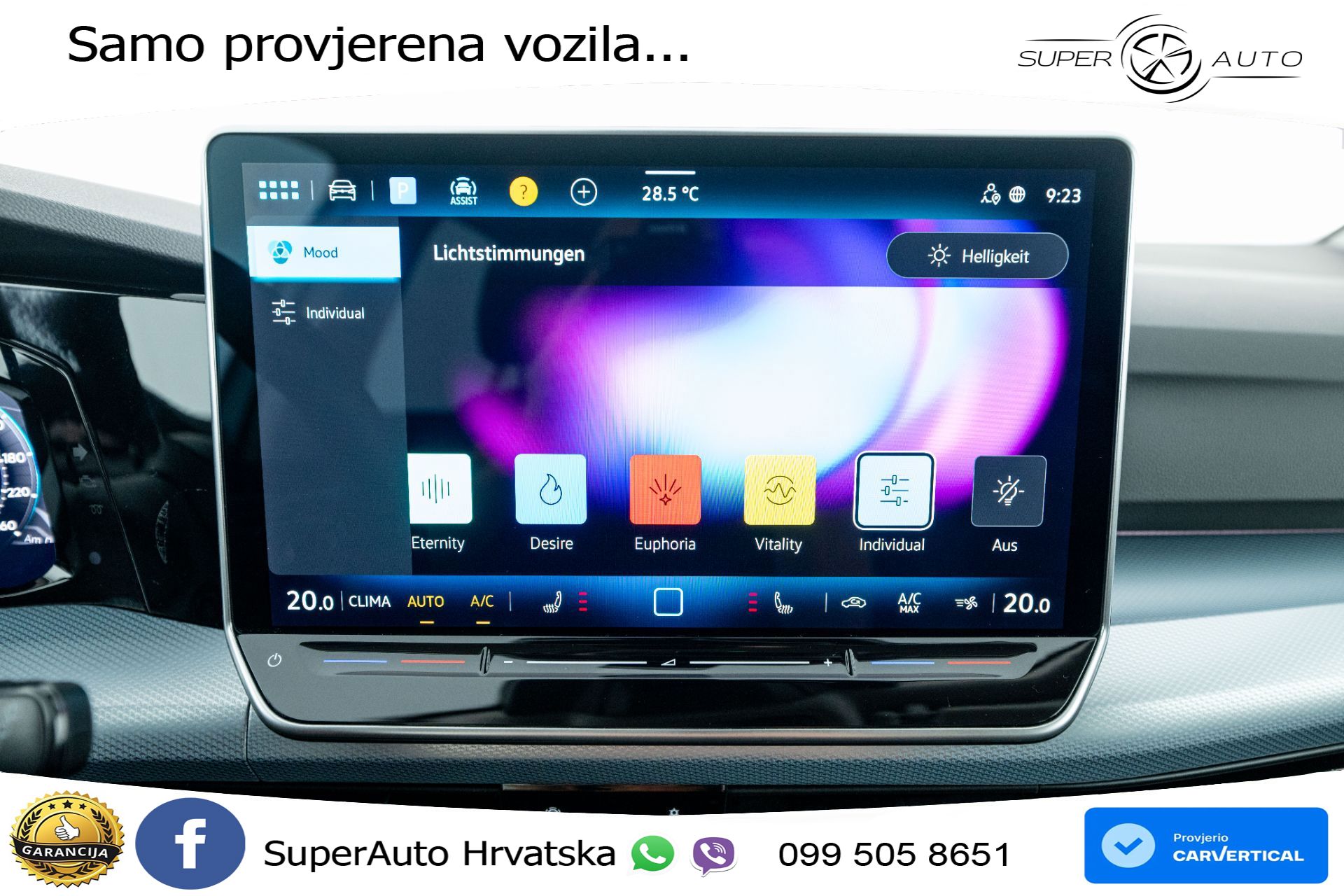 VW Golf 1.5 eTSI DSG Life 150 KS, MATRIX+ACC+GR SJED+KAM+PDC+VIRT