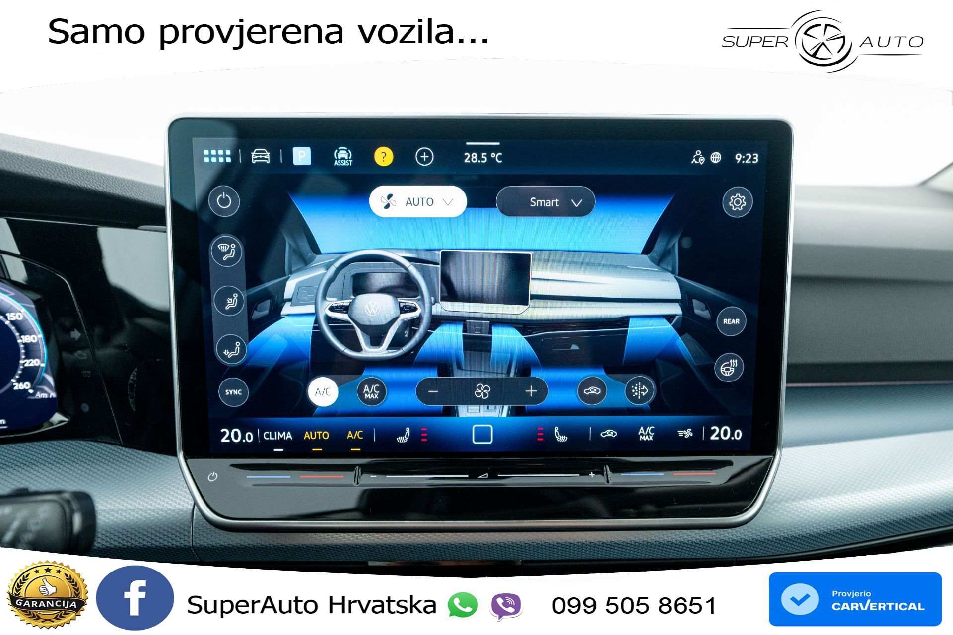 VW Golf 1.5 eTSI DSG Life 150 KS, MATRIX+ACC+GR SJED+KAM+PDC+VIRT