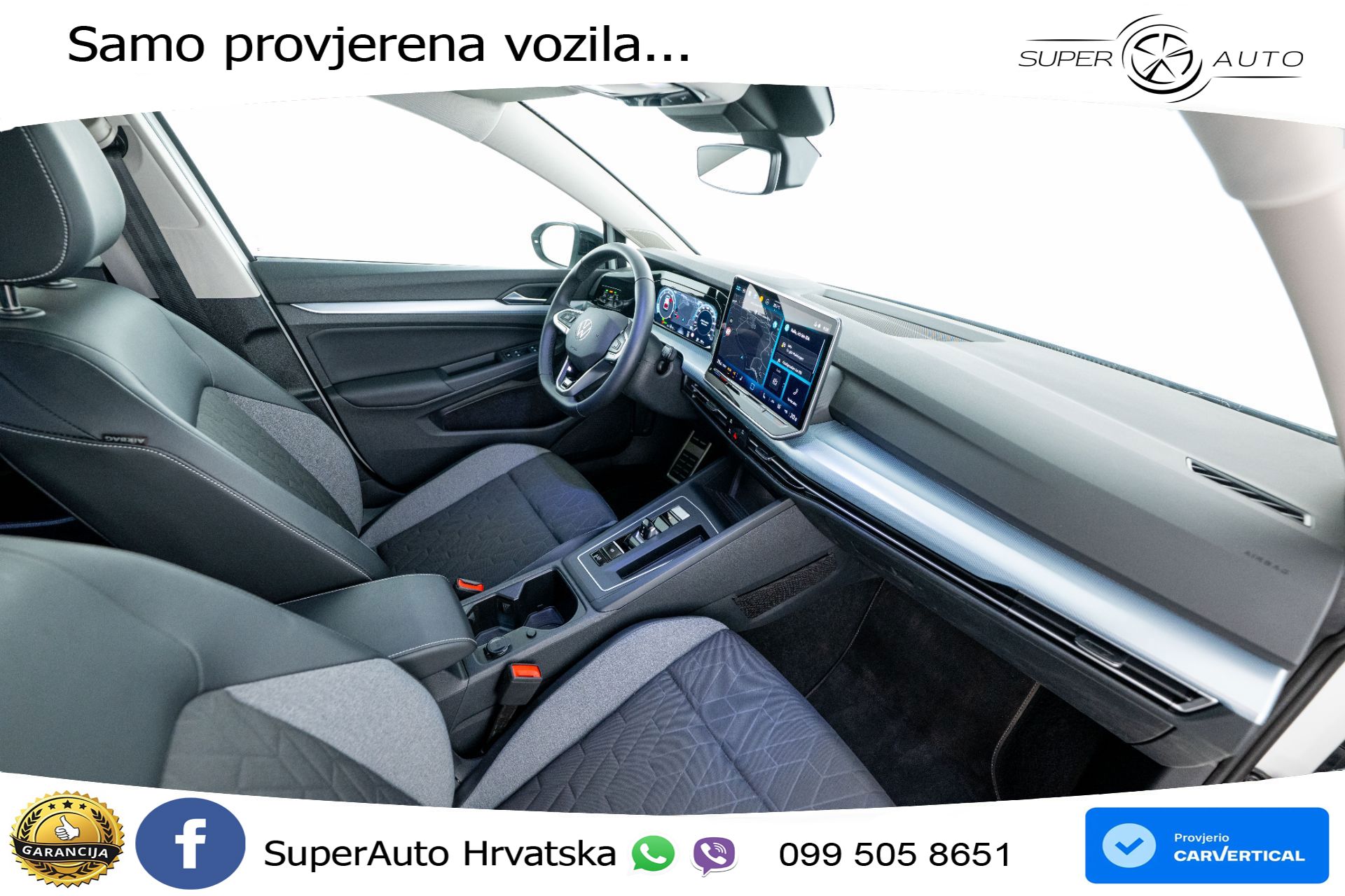 VW Golf 1.5 eTSI DSG Life 150 KS, MATRIX+ACC+GR SJED+KAM+PDC+VIRT