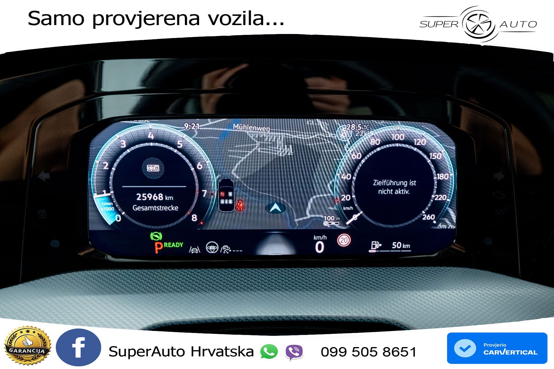VW Golf 1.5 eTSI DSG Life 150 KS, MATRIX+ACC+GR SJED+KAM+PDC+VIRT