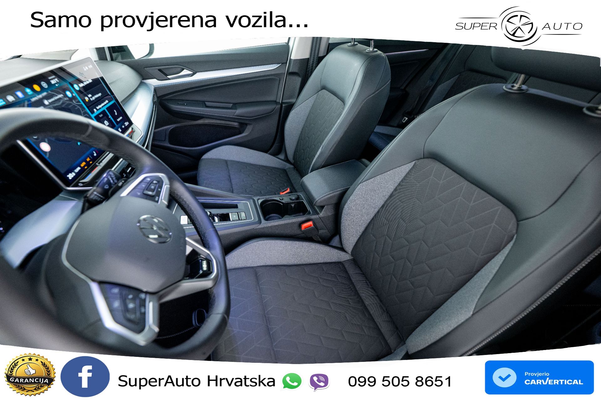 VW Golf 1.5 eTSI DSG Life 150 KS, MATRIX+ACC+GR SJED+KAM+PDC+VIRT