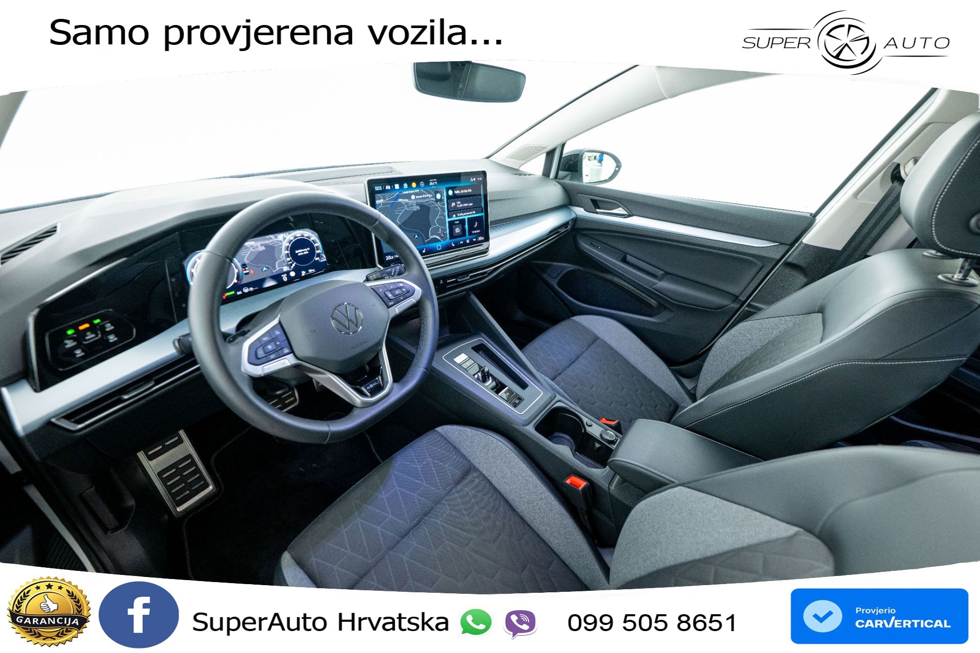 VW Golf 1.5 eTSI DSG Life 150 KS, MATRIX+ACC+GR SJED+KAM+PDC+VIRT