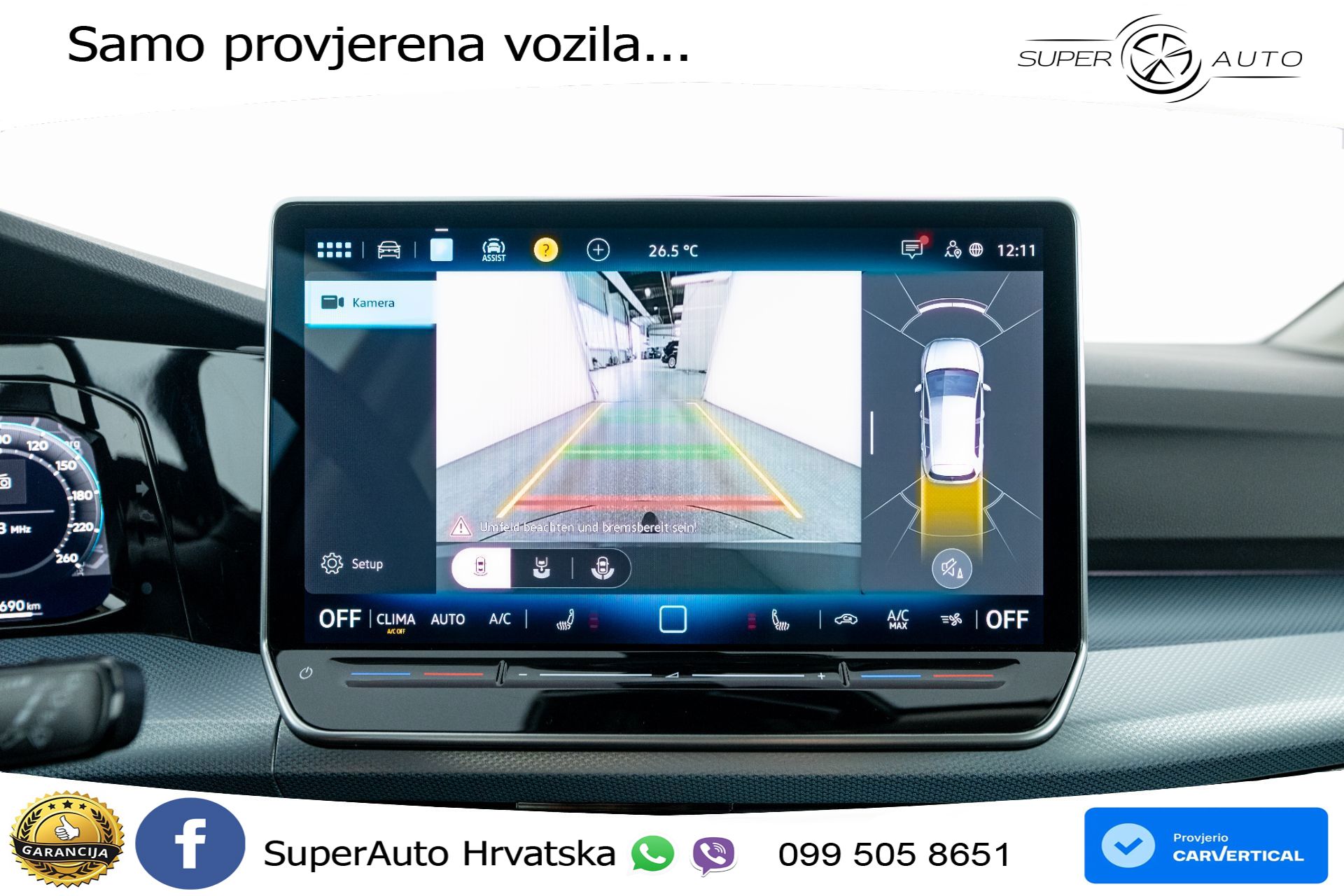 VW Golf 1.5 eTSI DSG Life 150 KS, ACC+KAM+GR SJED+VIRT+NAVI