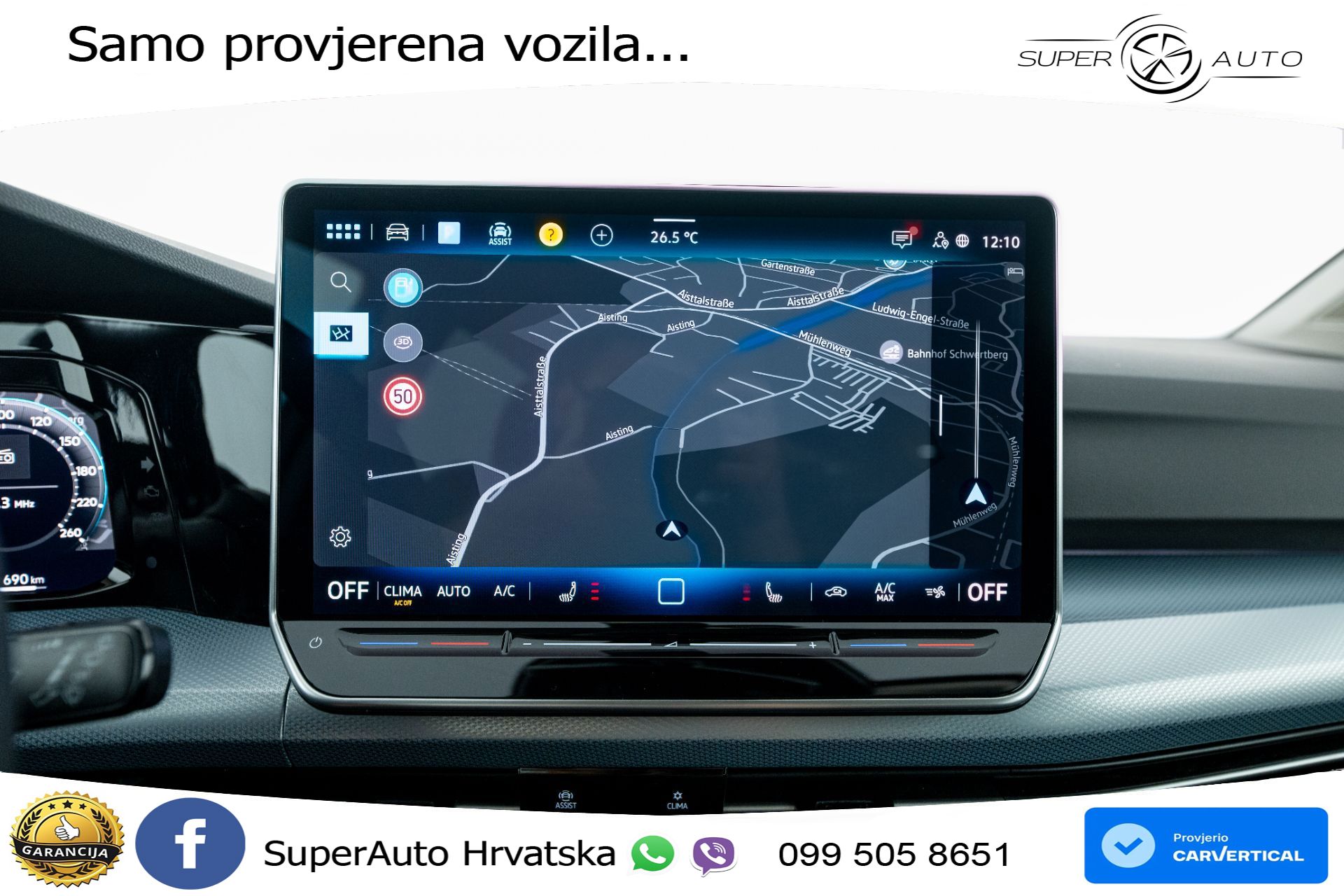 VW Golf 1.5 eTSI DSG Life 150 KS, ACC+KAM+GR SJED+VIRT+NAVI