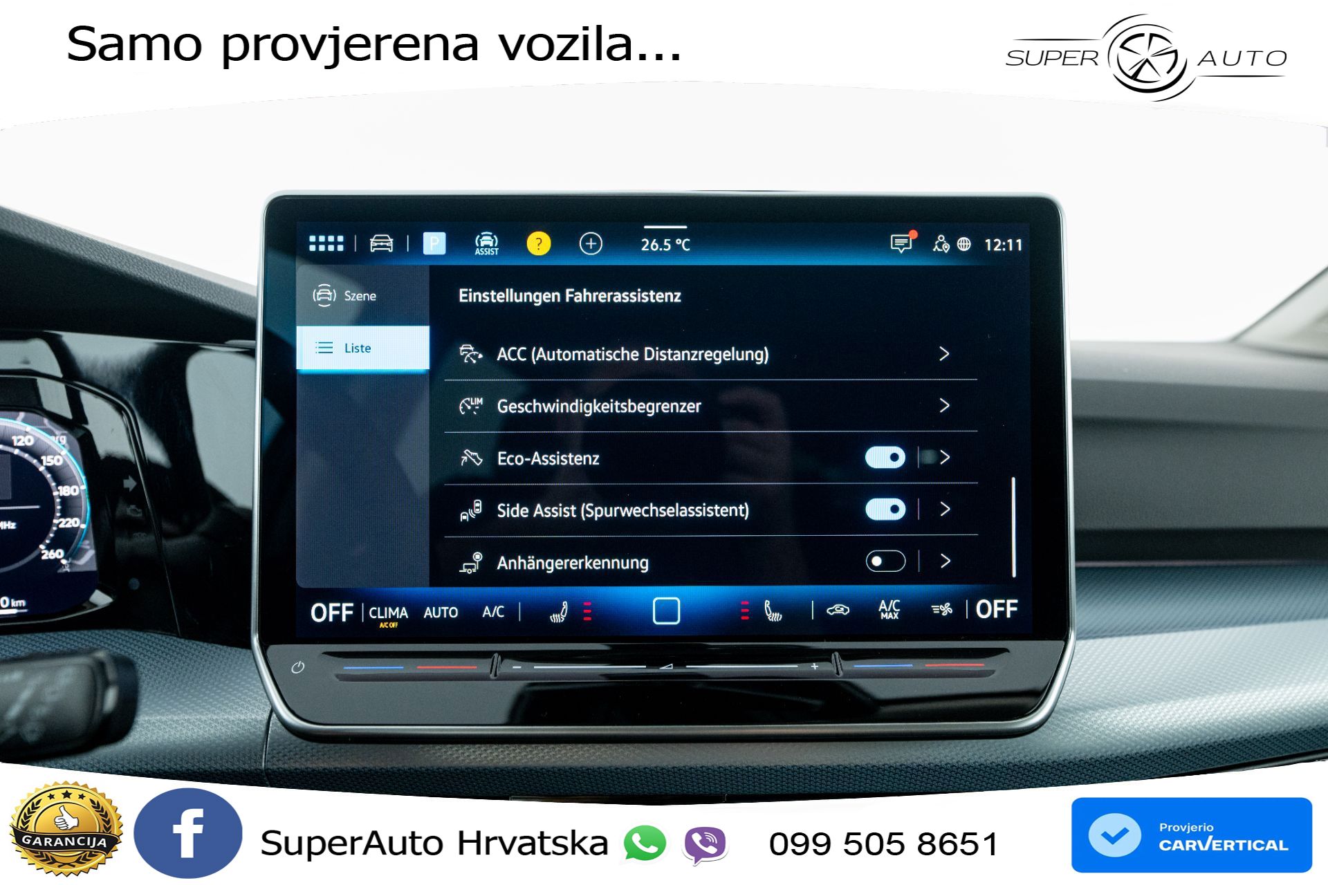 VW Golf 1.5 eTSI DSG Life 150 KS, ACC+KAM+GR SJED+VIRT+NAVI
