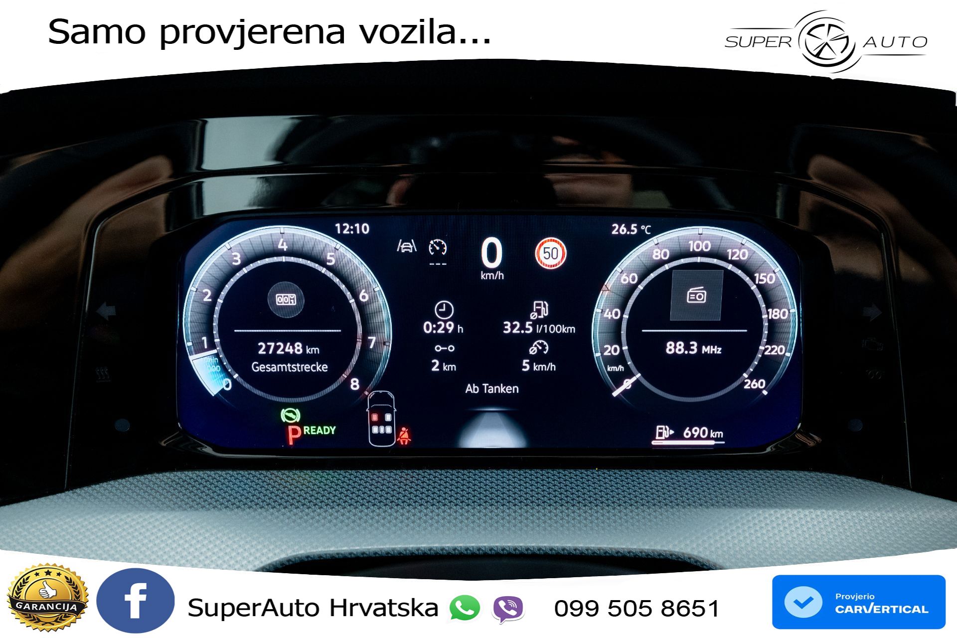 VW Golf 1.5 eTSI DSG Life 150 KS, ACC+KAM+GR SJED+VIRT+NAVI
