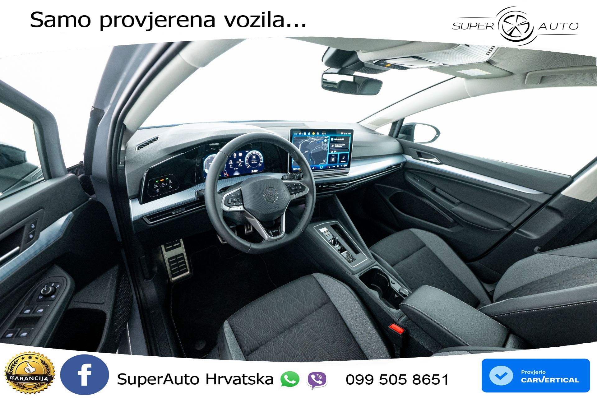 VW Golf 1.5 eTSI DSG Life 150 KS, ACC+KAM+GR SJED+VIRT+NAVI