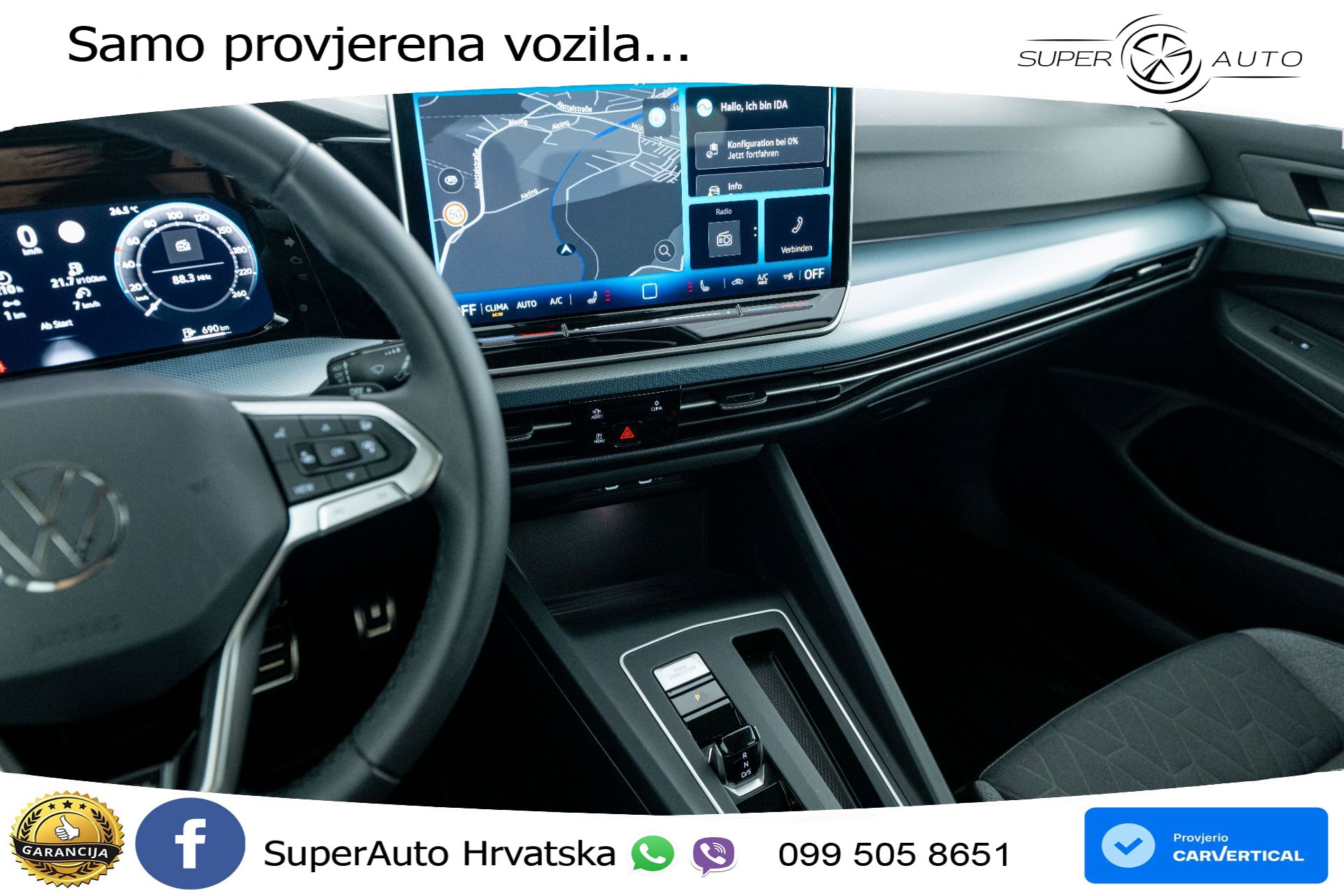 VW Golf 1.5 eTSI DSG Life 150 KS, ACC+KAM+GR SJED+VIRT+NAVI