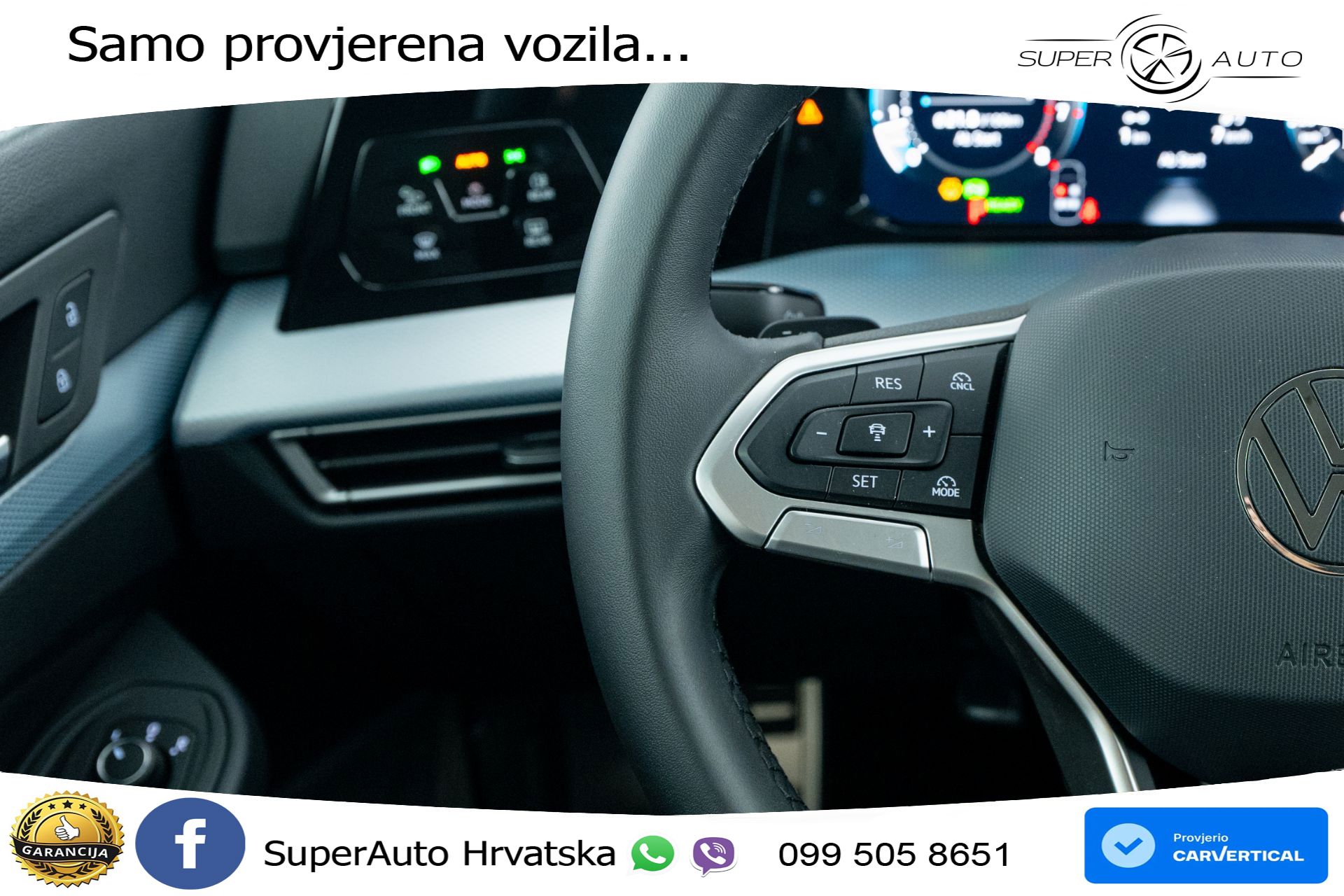 VW Golf 1.5 eTSI DSG Life 150 KS, ACC+KAM+GR SJED+VIRT+NAVI