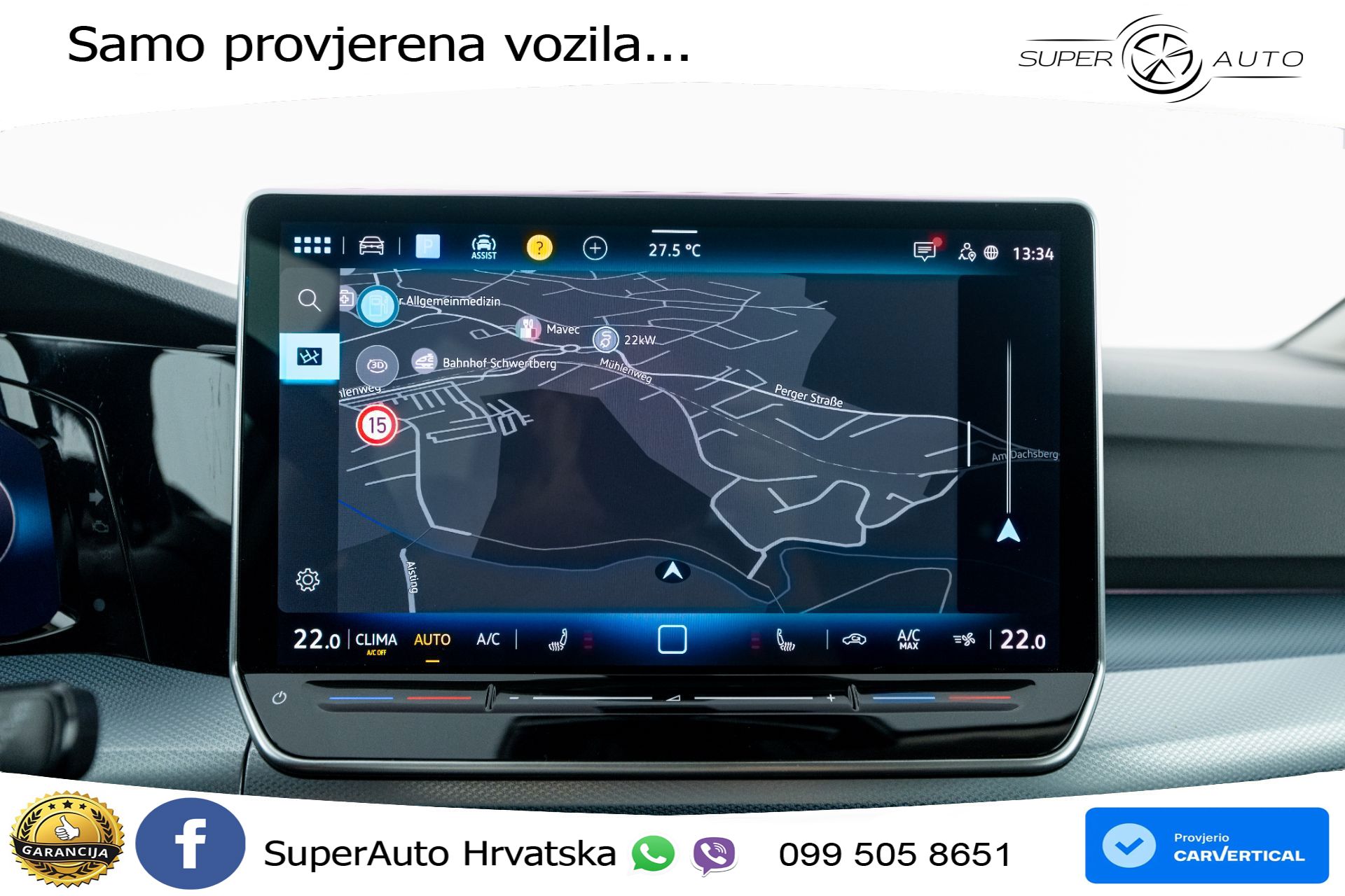 VW Golf 1.5 eTSI DSG Life 150 KS, ACC+KAM+GR SJED+VIRT+NAVI