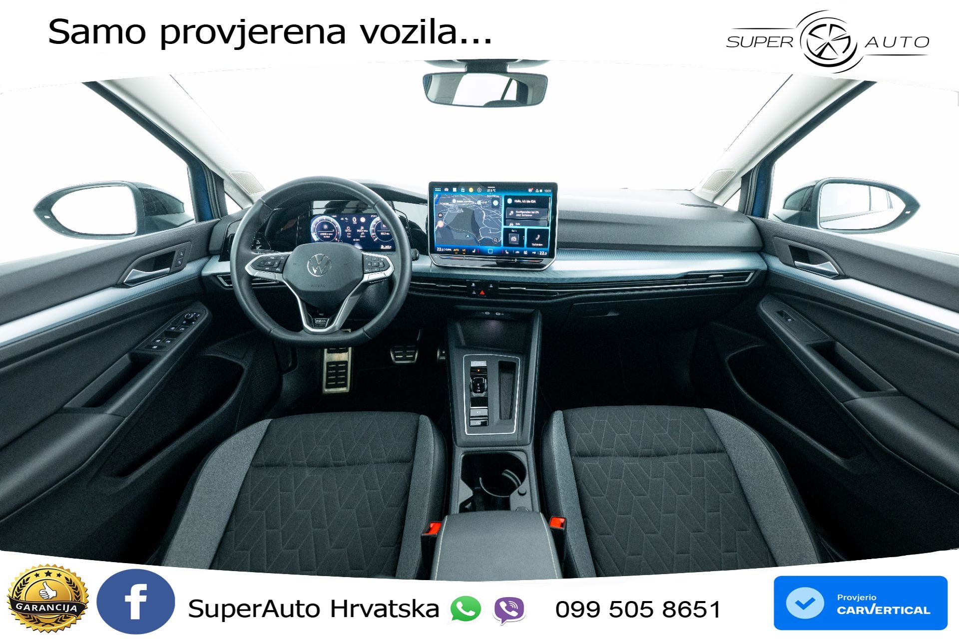 VW Golf 1.5 eTSI DSG Life 150 KS, ACC+KAM+GR SJED+VIRT+NAVI