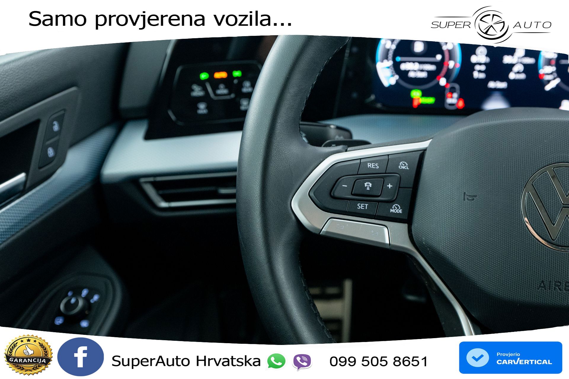VW Golf 1.5 eTSI DSG Life 150 KS, ACC+KAM+GR SJED+VIRT+NAVI