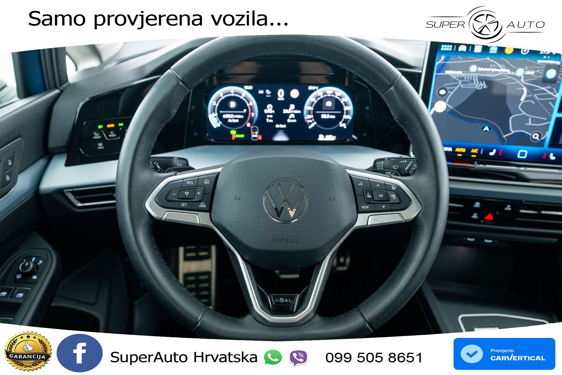 VW Golf 1.5 eTSI DSG Life 150 KS, ACC+KAM+GR SJED+VIRT+NAVI