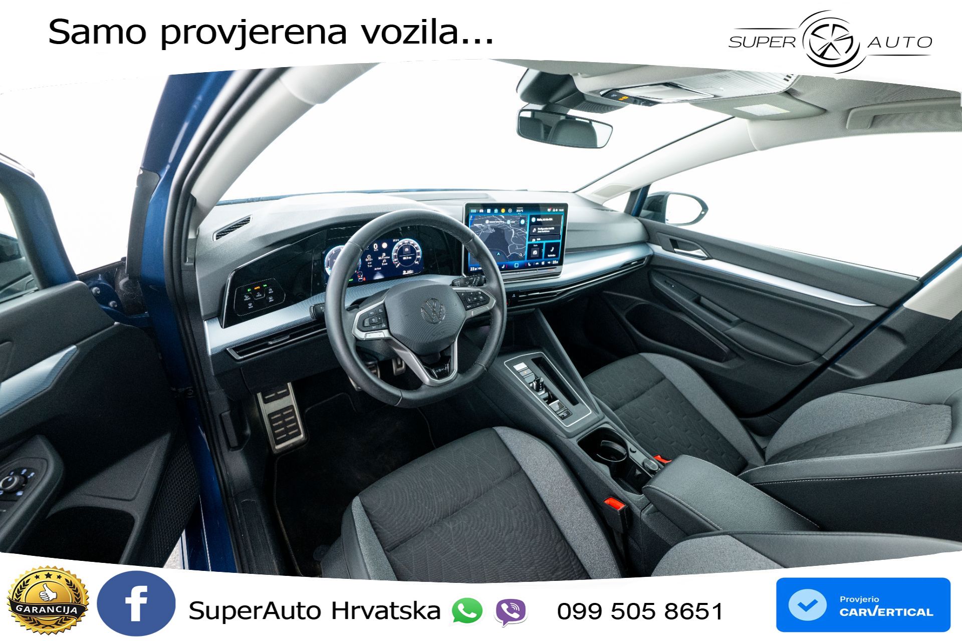 VW Golf 1.5 eTSI DSG Life 150 KS, ACC+KAM+GR SJED+VIRT+NAVI