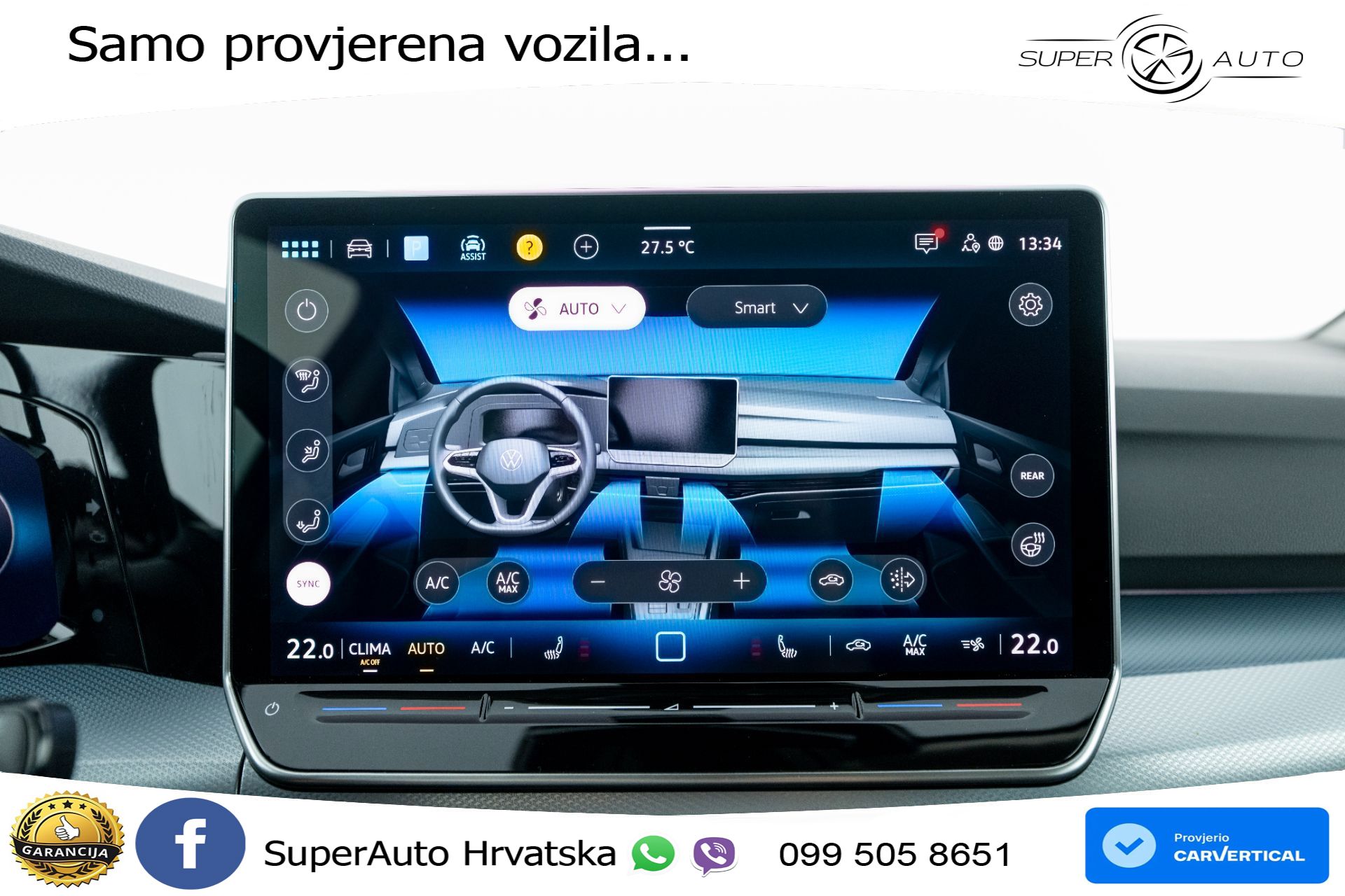VW Golf 1.5 eTSI DSG Life 150 KS, ACC+KAM+GR SJED+VIRT+NAVI