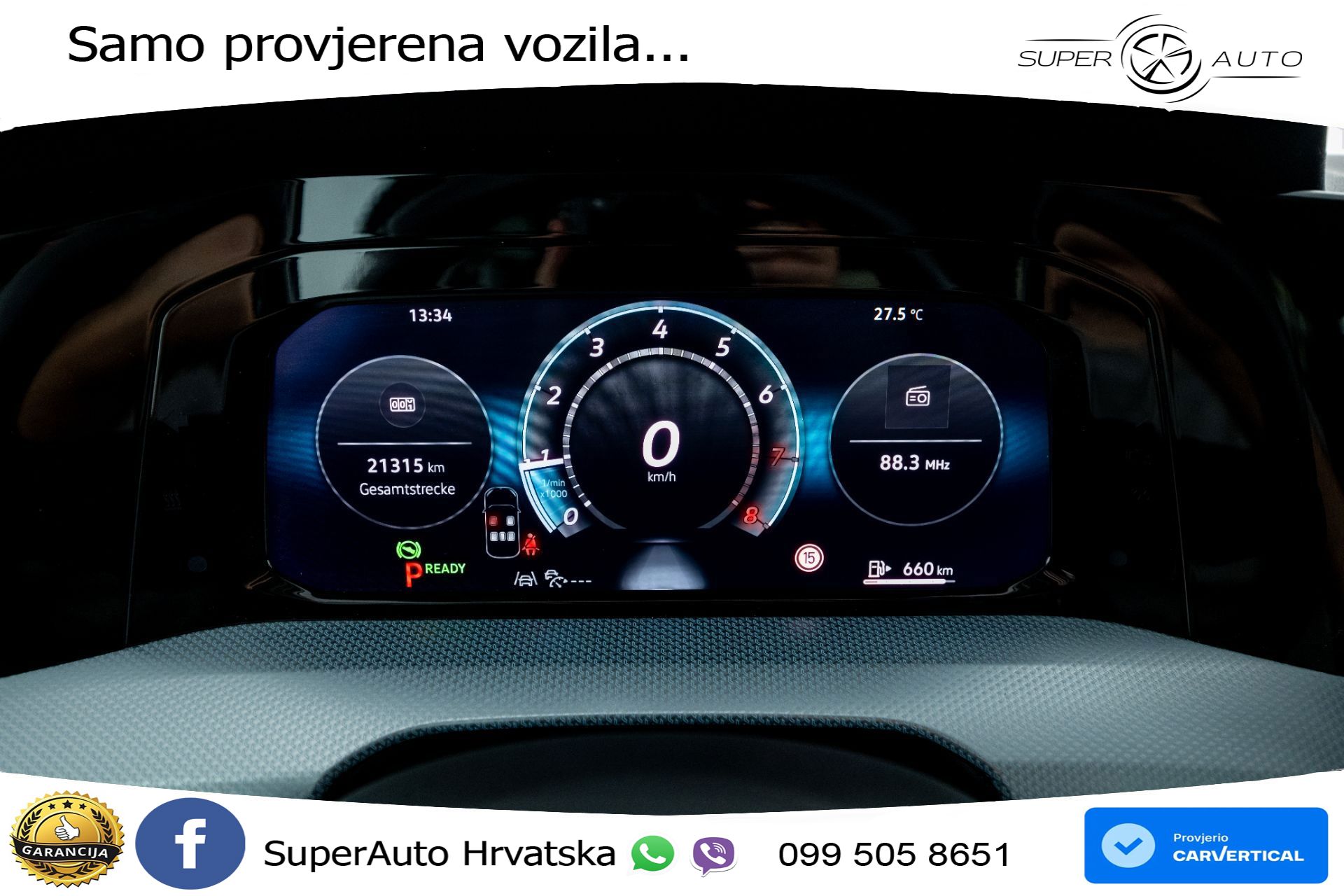 VW Golf 1.5 eTSI DSG Life 150 KS, ACC+KAM+GR SJED+VIRT+NAVI