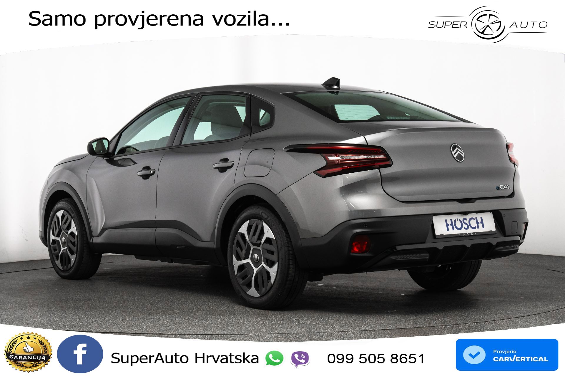 Citroen E-C4 X 54 kWh Plus 156 KS, LED+TEM+KAM+VIRT+PDC+NAVI