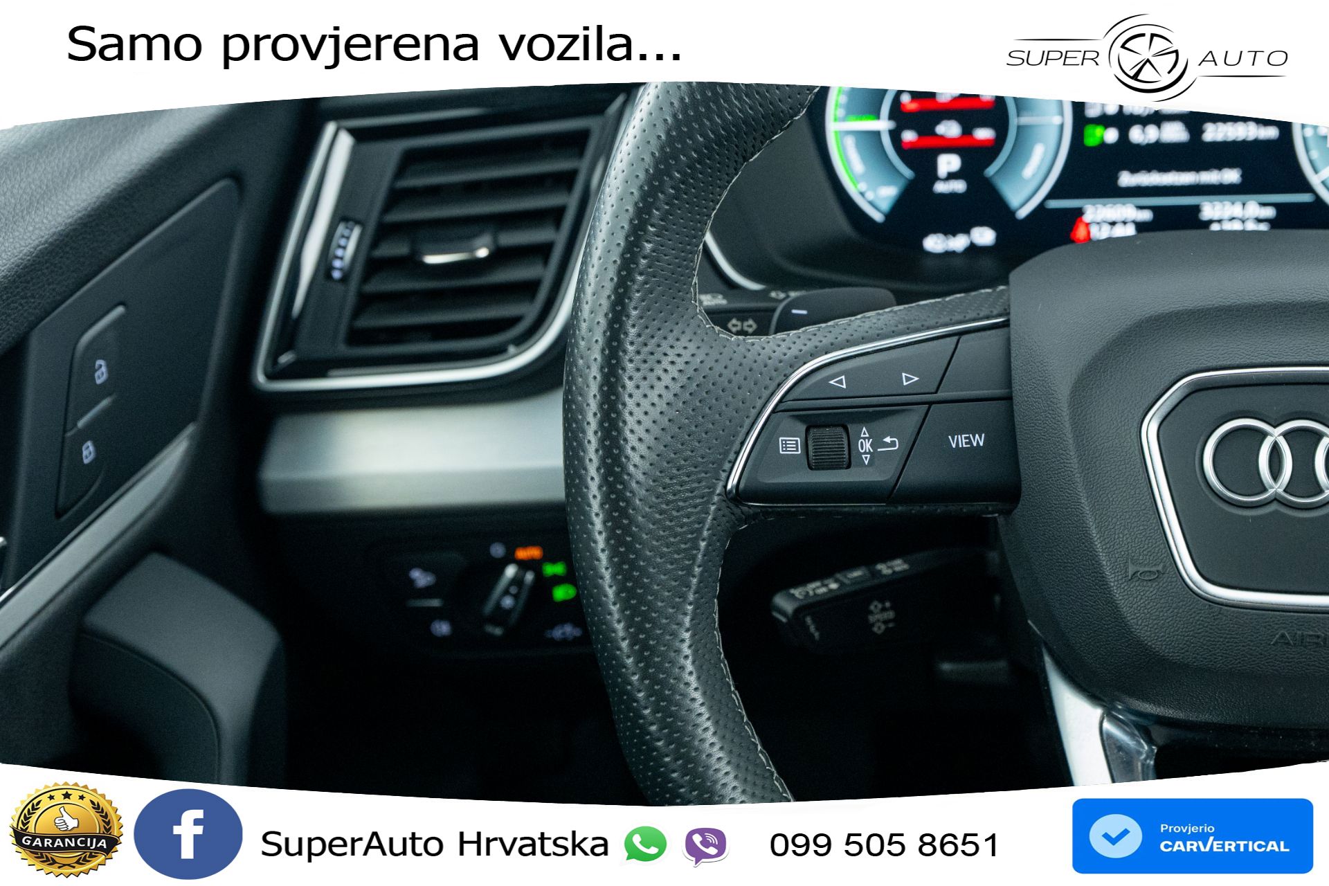 Audi Q5 50 TFSIe quattro S tronic 2x S line 299 KS, ACC+KAM+GR SJED+VIRT+NAVI