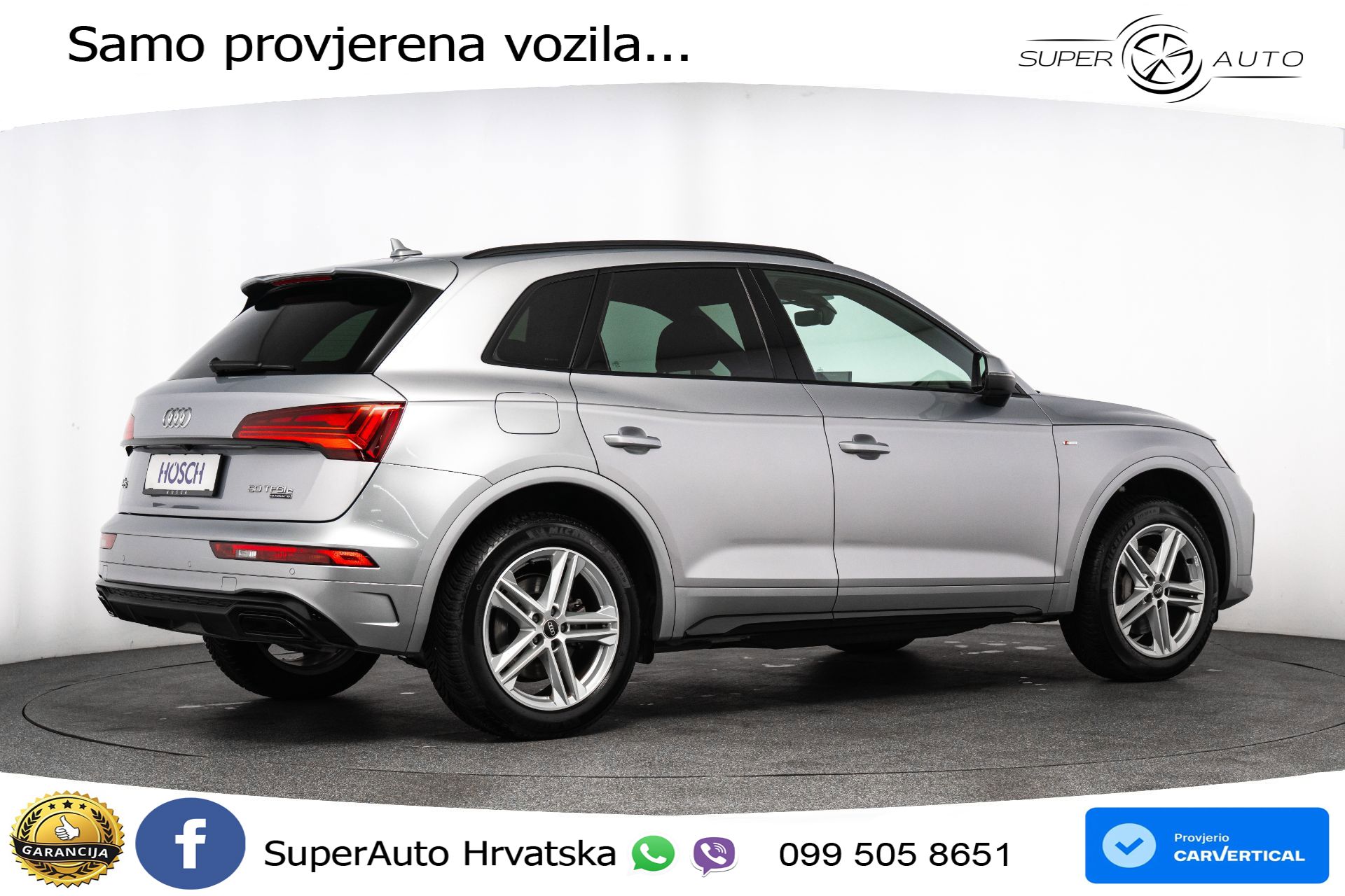 Audi Q5 50 TFSIe quattro S tronic 2x S line 299 KS, ACC+KAM+GR SJED+VIRT+NAVI