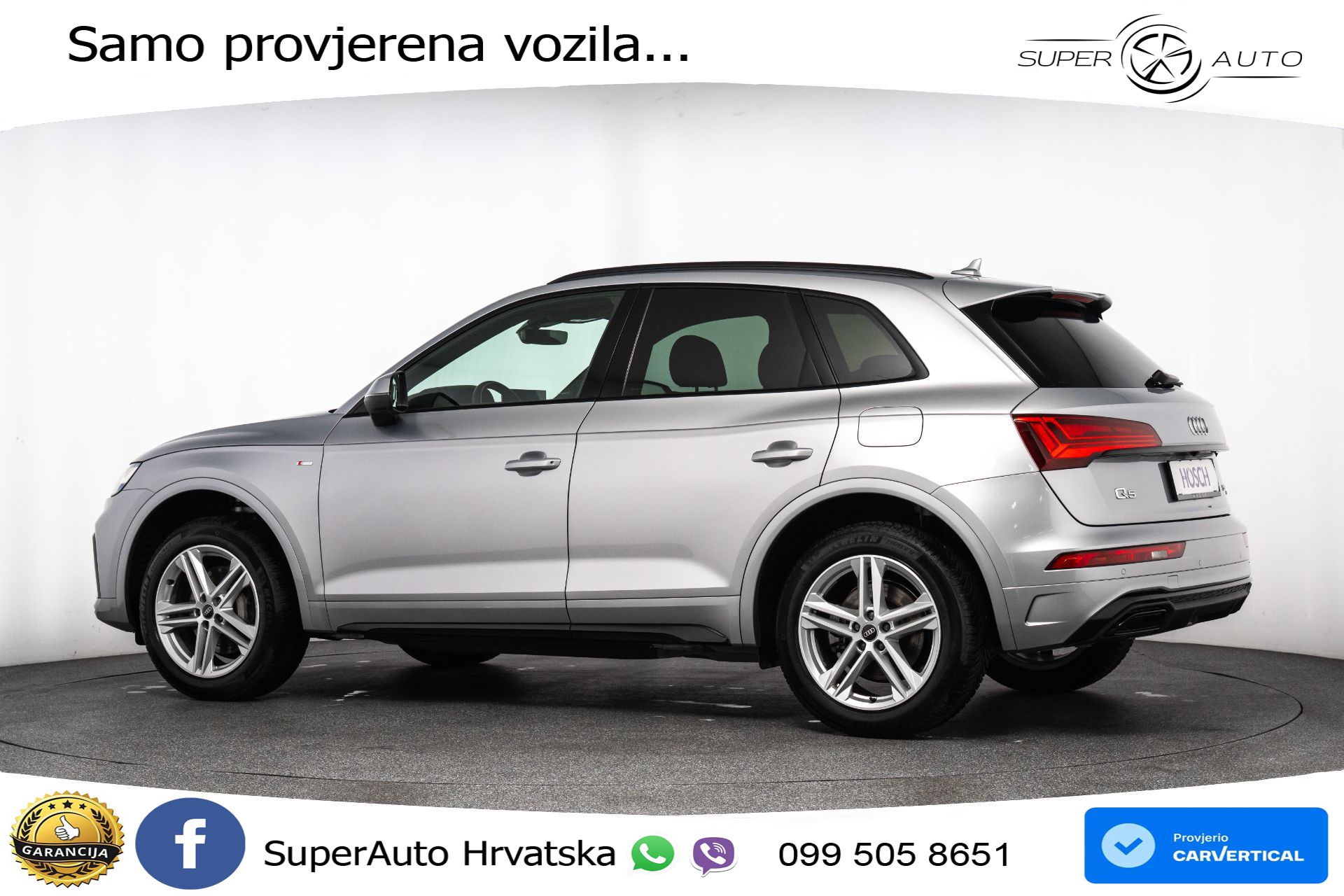 Audi Q5 50 TFSIe quattro S tronic 2x S line 299 KS, ACC+KAM+GR SJED+VIRT+NAVI