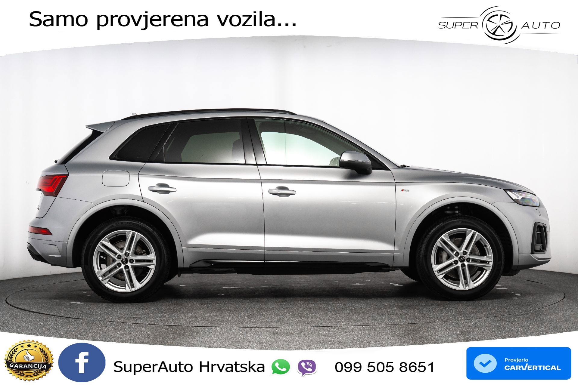 Audi Q5 50 TFSIe quattro S tronic 2x S line 299 KS, ACC+KAM+GR SJED+VIRT+NAVI
