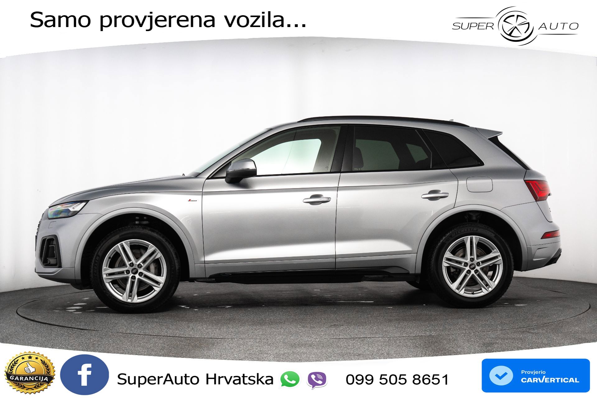 Audi Q5 50 TFSIe quattro S tronic 2x S line 299 KS, ACC+KAM+GR SJED+VIRT+NAVI