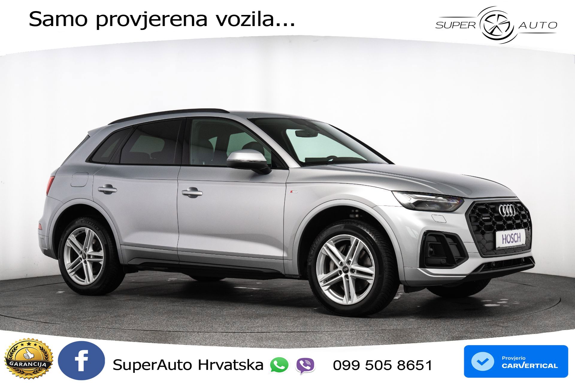 Audi Q5 50 TFSIe quattro S tronic 2x S line 299 KS, ACC+KAM+GR SJED+VIRT+NAVI