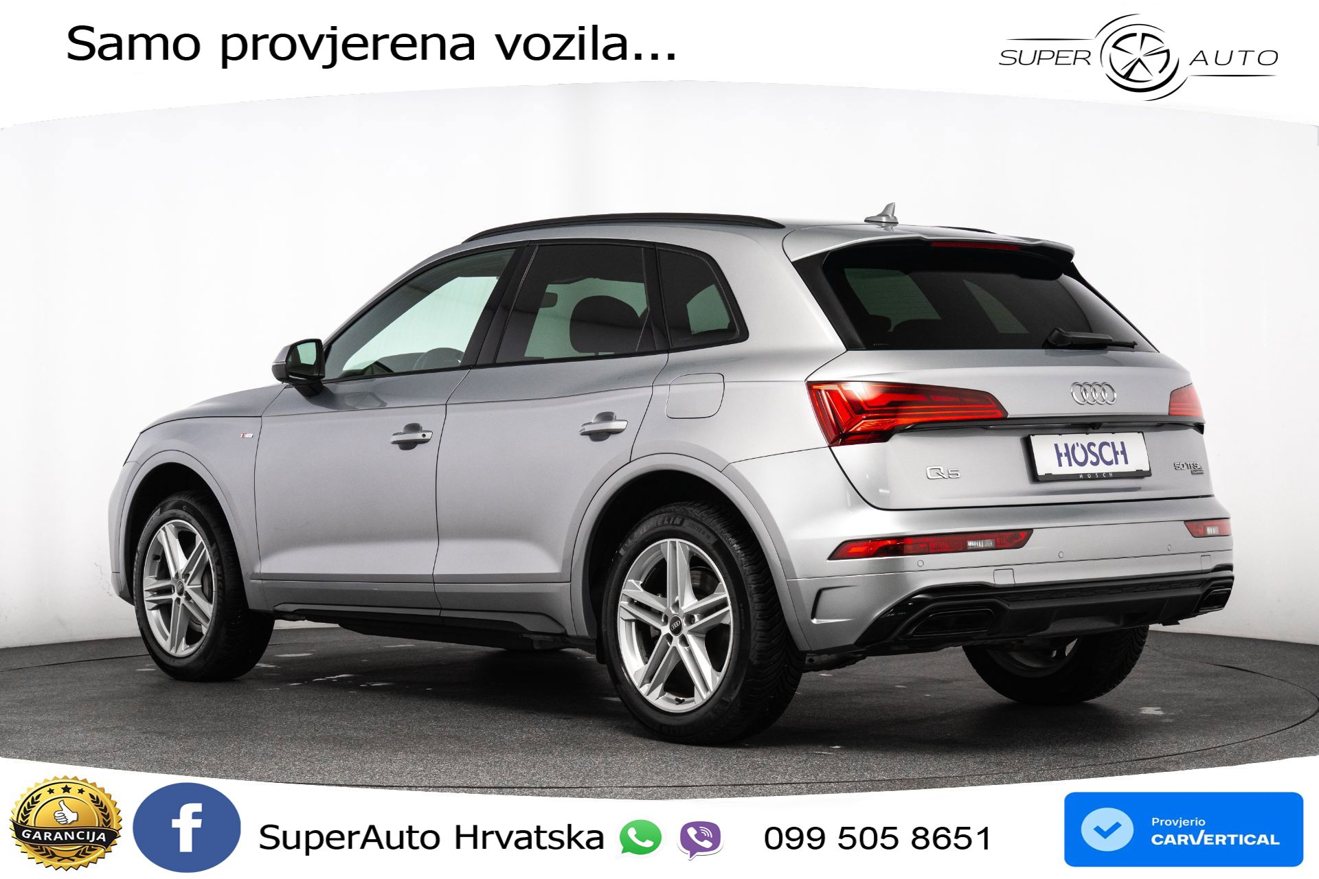 Audi Q5 50 TFSIe quattro S tronic 2x S line 299 KS, ACC+KAM+GR SJED+VIRT+NAVI