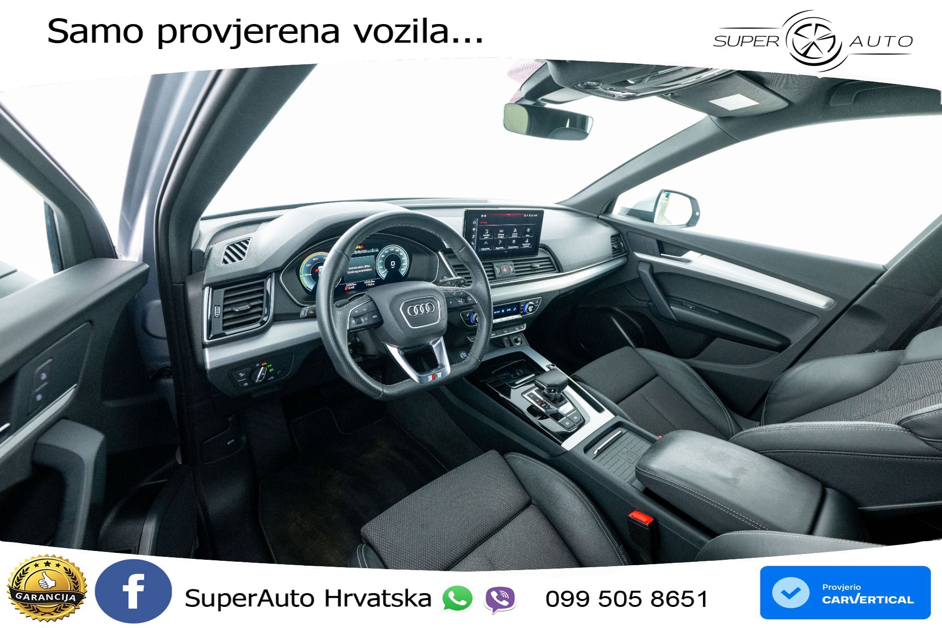 Audi Q5 50 TFSIe quattro S tronic 2x S line 299 KS, ACC+KAM+GR SJED+VIRT+NAVI